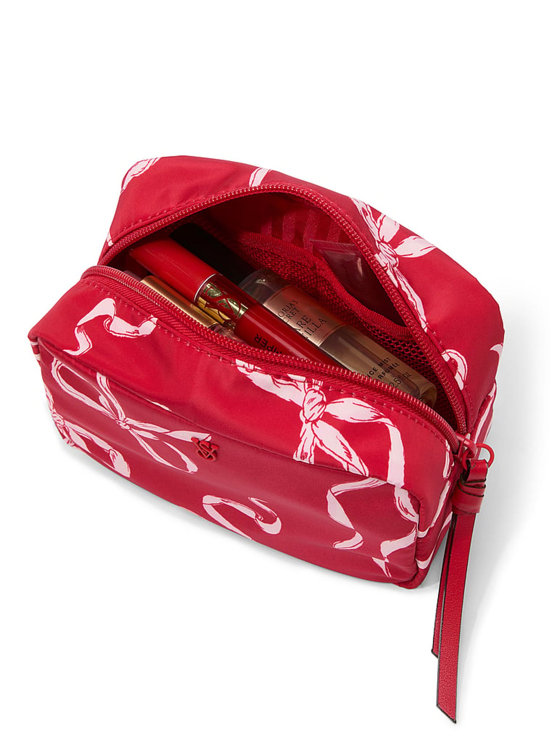 Lipstick Red Bows Make-Up Bag - Image 3 of 3 Lipstick Red Bows Make-Up Bag - Image 3 of 3