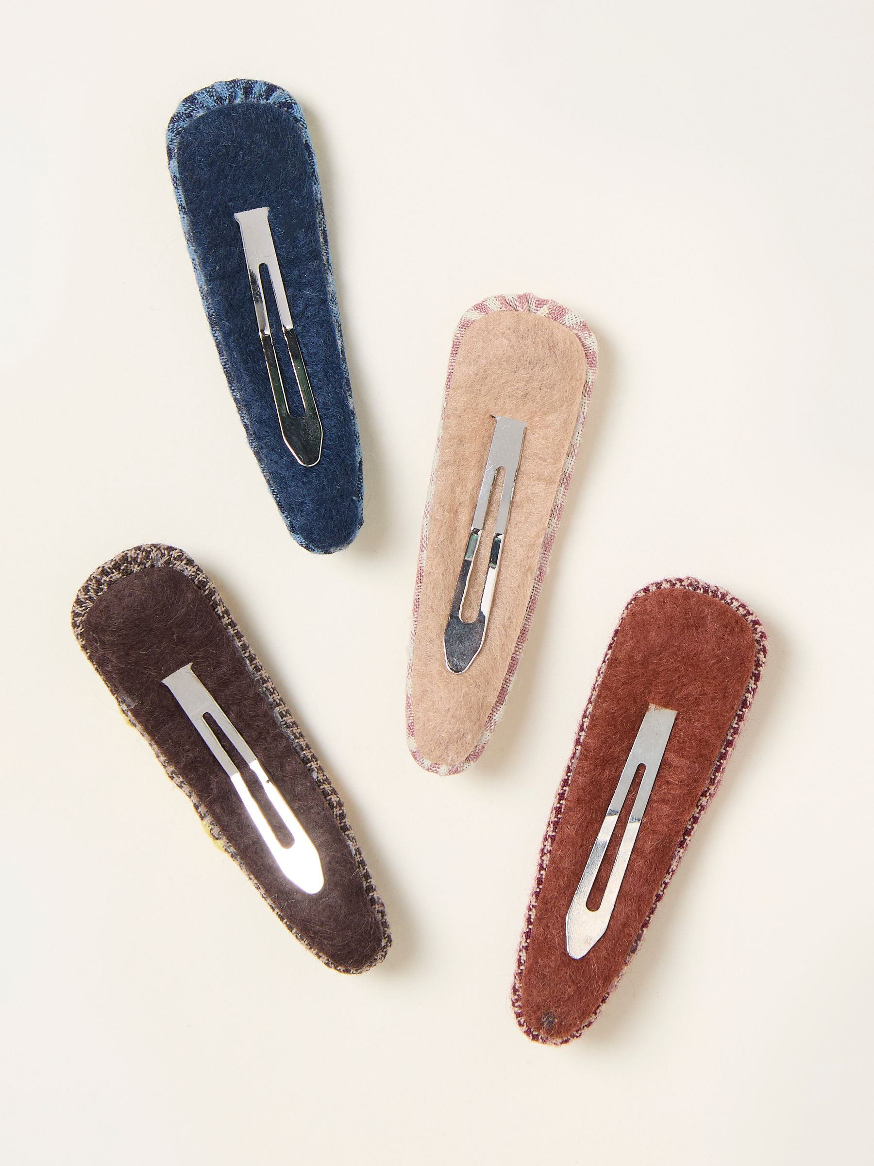 Multi 4 Pack Embroidered Hair Slides - Image 2 of 2