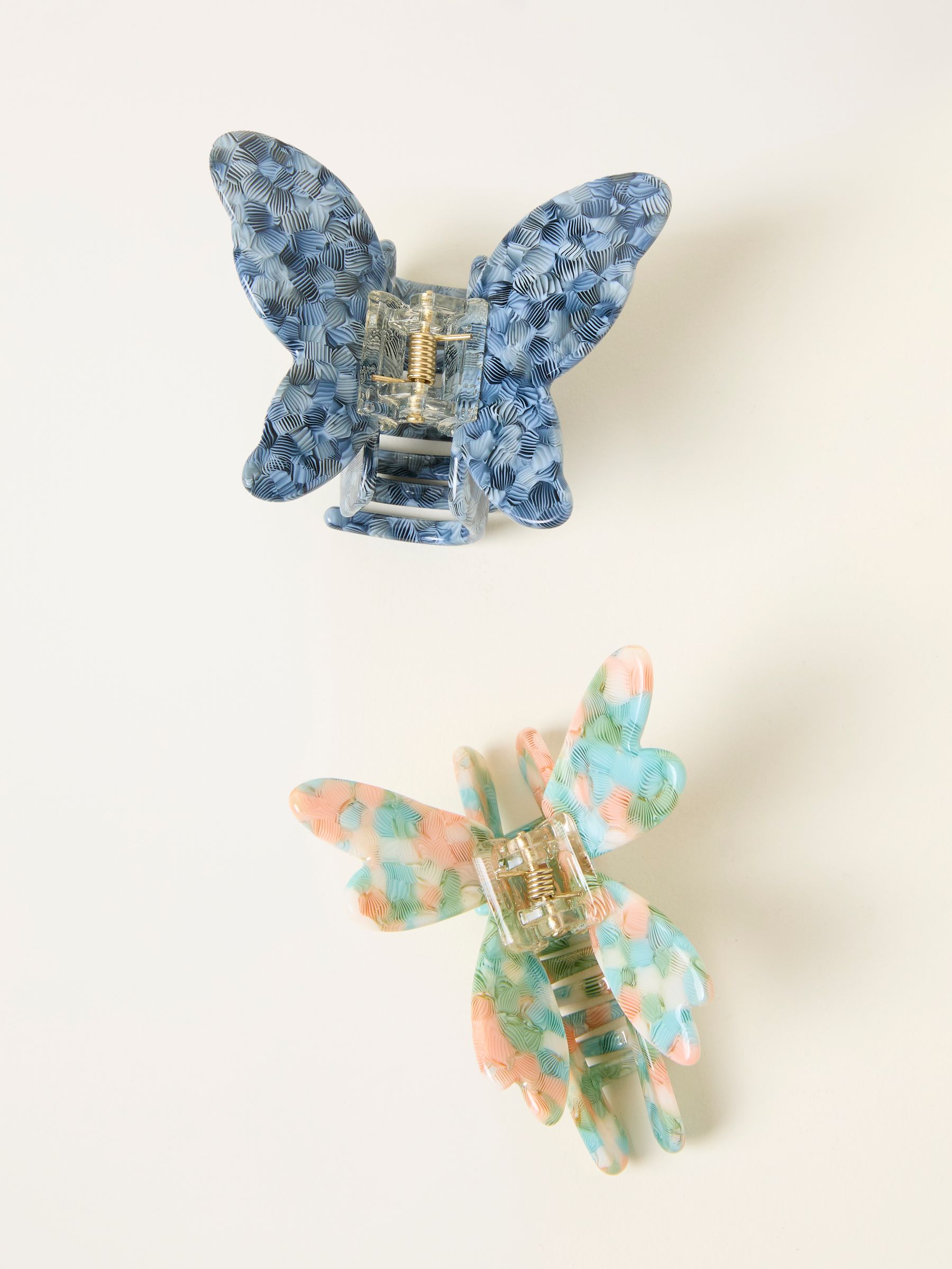 Multu 2 Pack Butterfly Dragonfly Claw Clips - Image 1 of 2