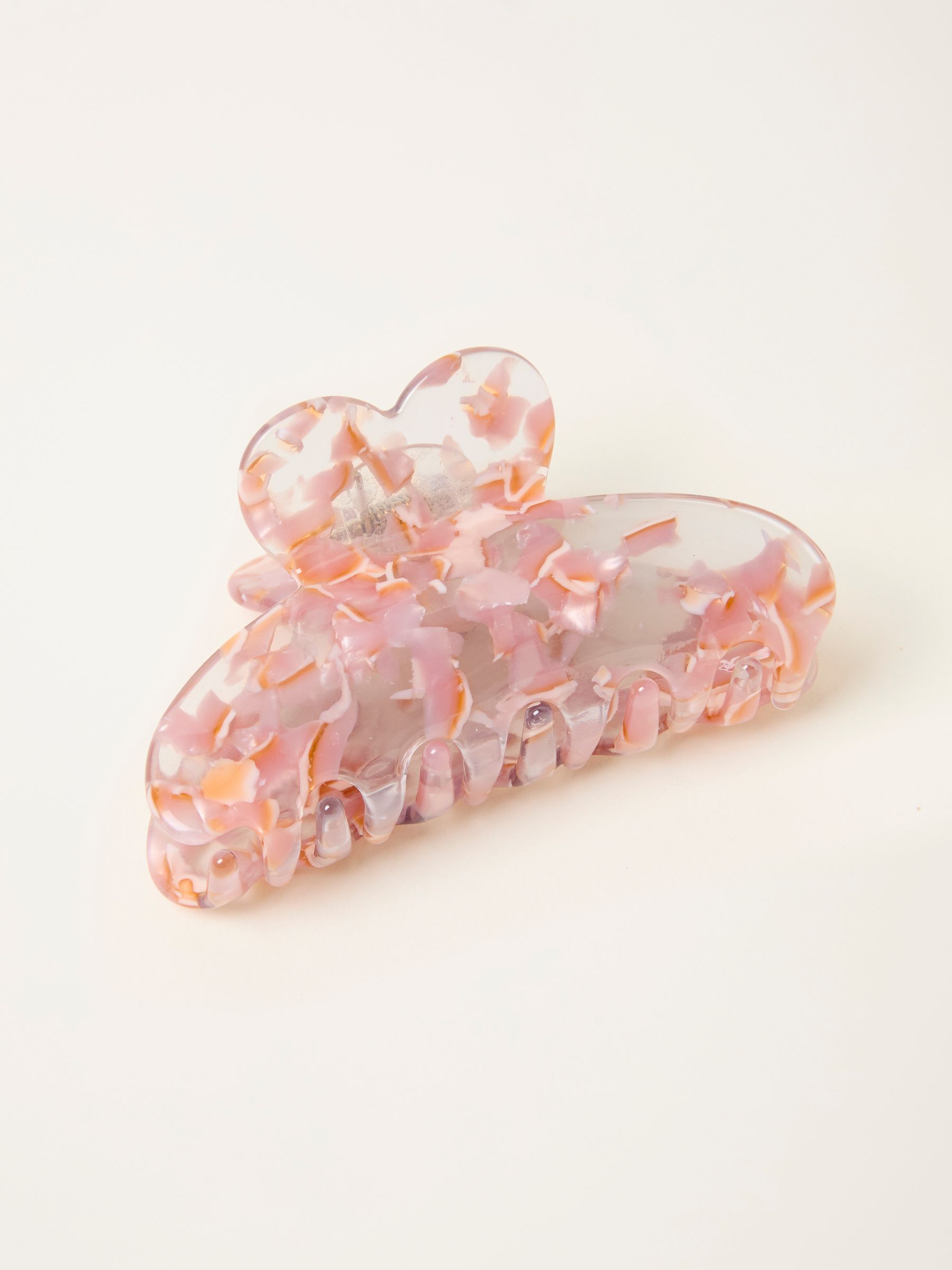 Pink Heart Claw Clip - Image 1 of 2