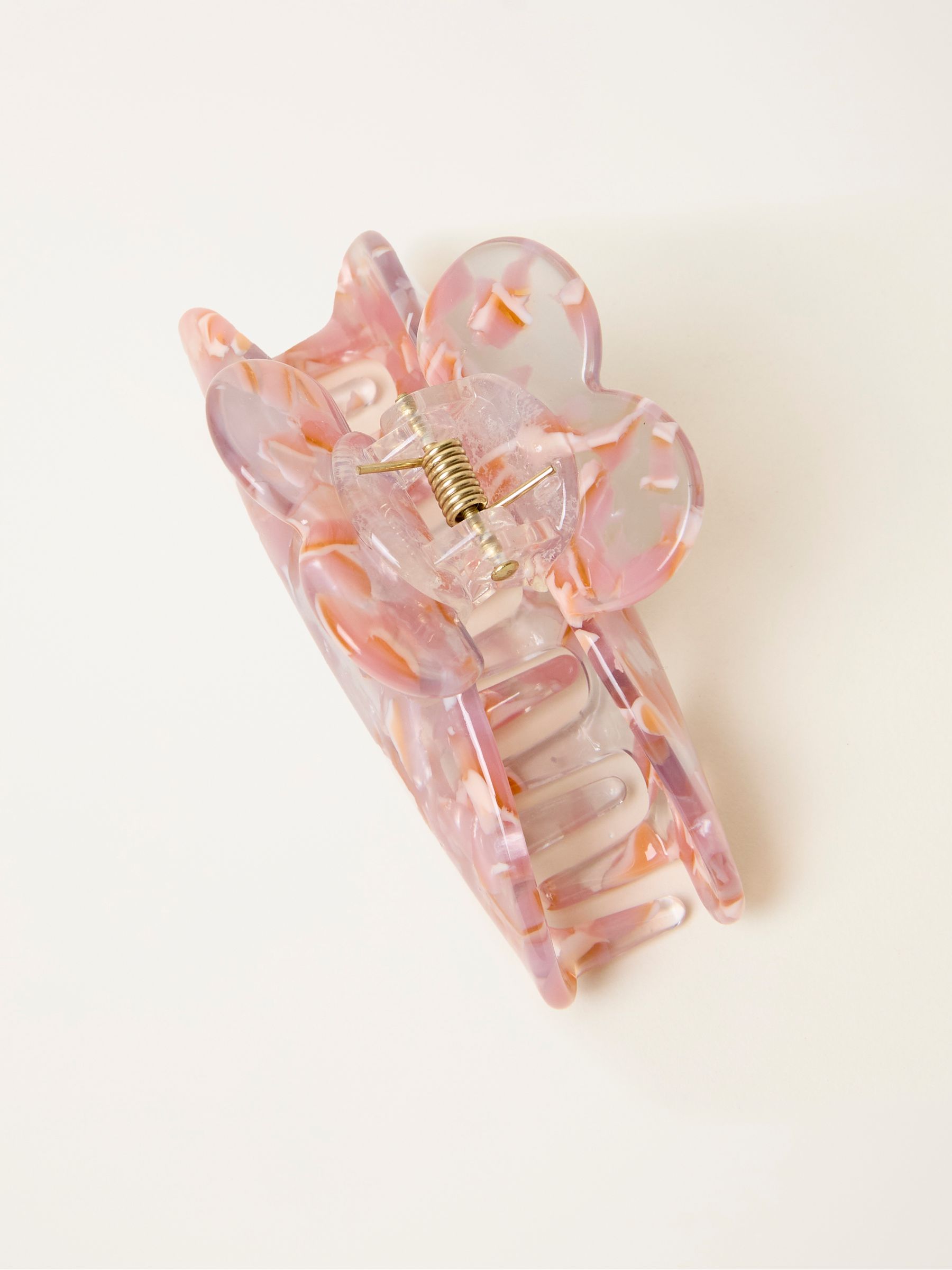 Pink Heart Claw Clip - Image 2 of 2