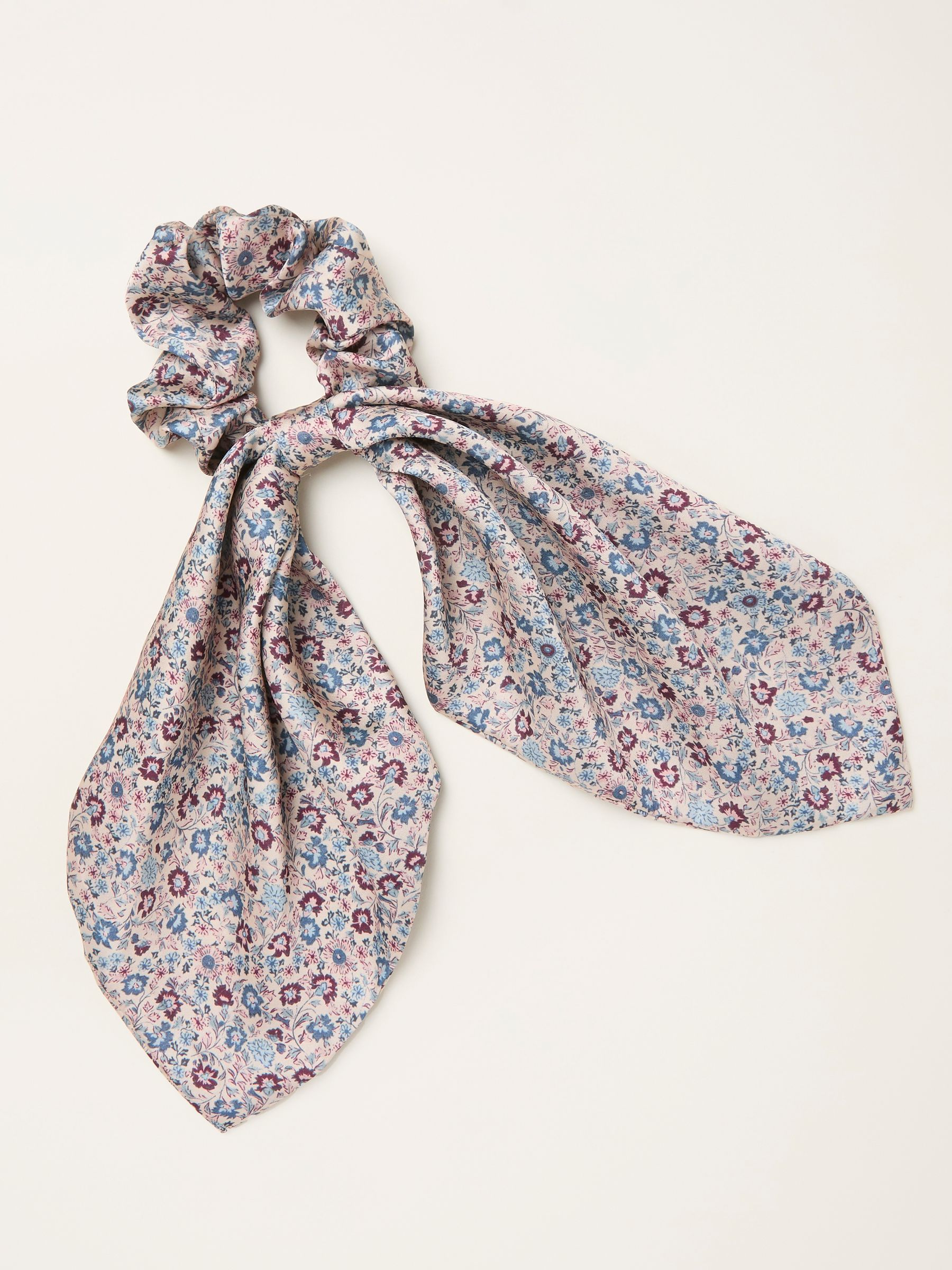 Natural Vintage Ditsy Tie Scrunchie - Image 1 of 2