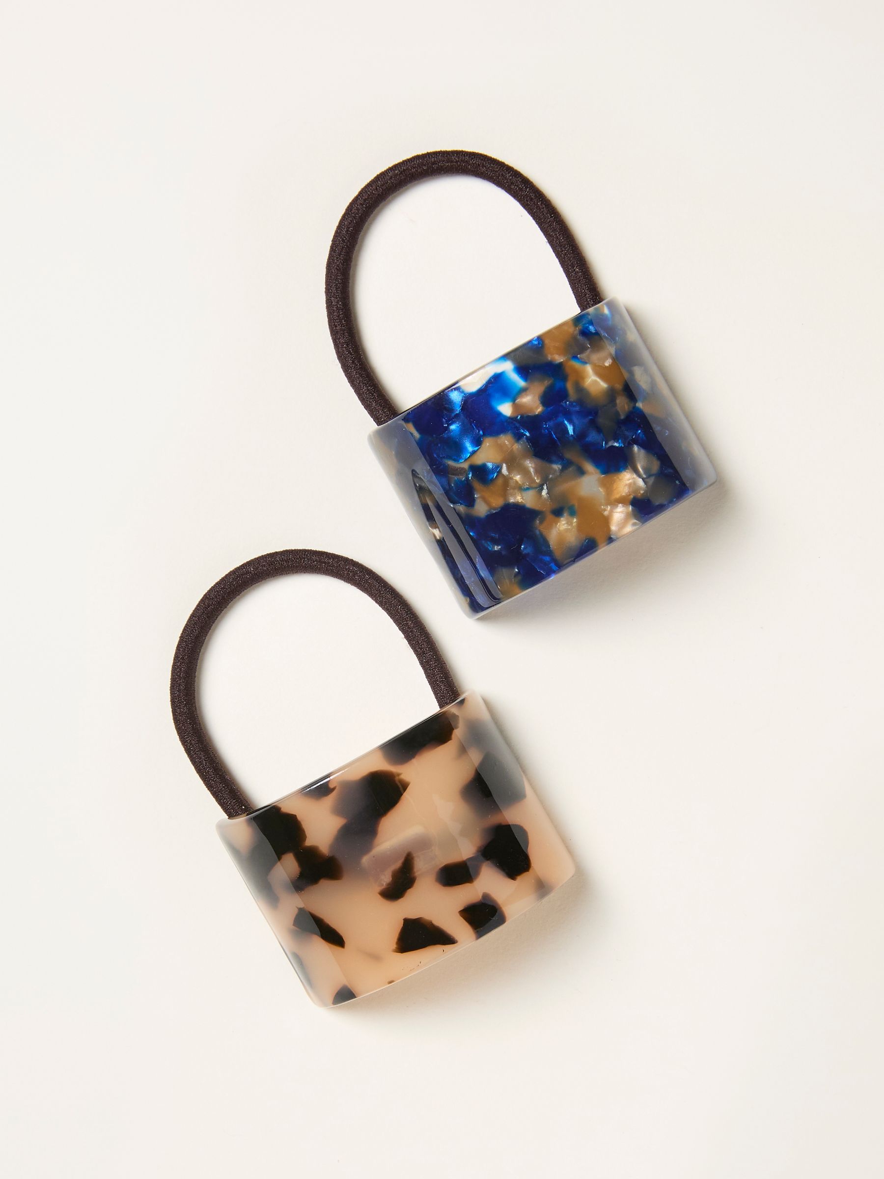 Multi 2 Pack Resin Cuff Hair Ties - Image 1 of 2