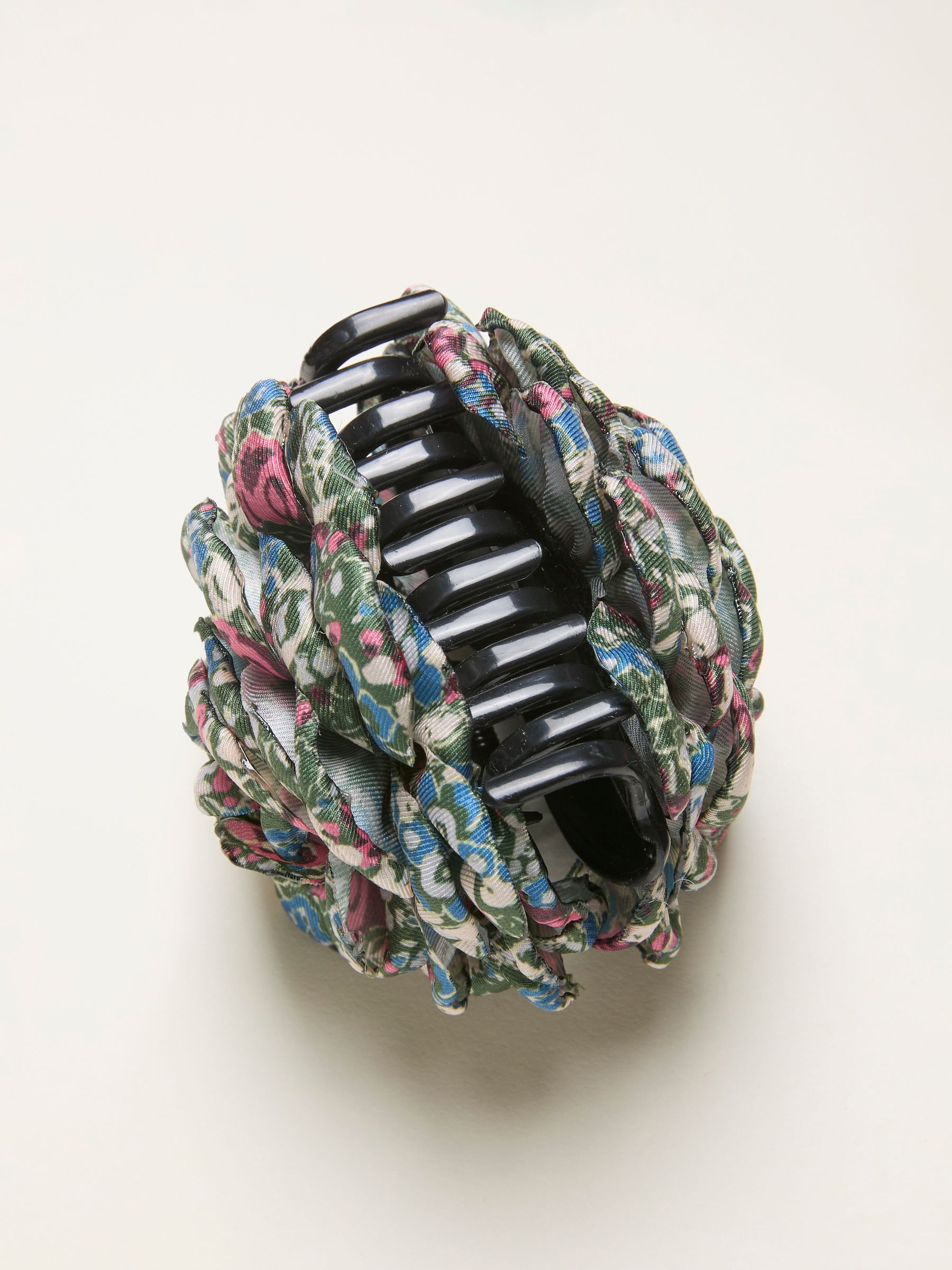 Green Ditsy Floral Corsage Claw Clip - Image 2 of 2