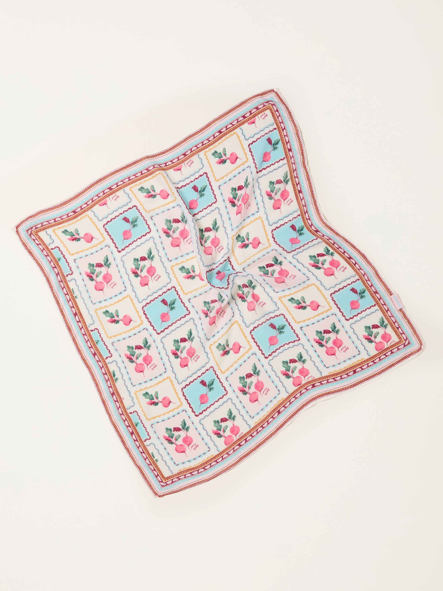 Multi Beetroot Hair Scarf - Image 3 of 3