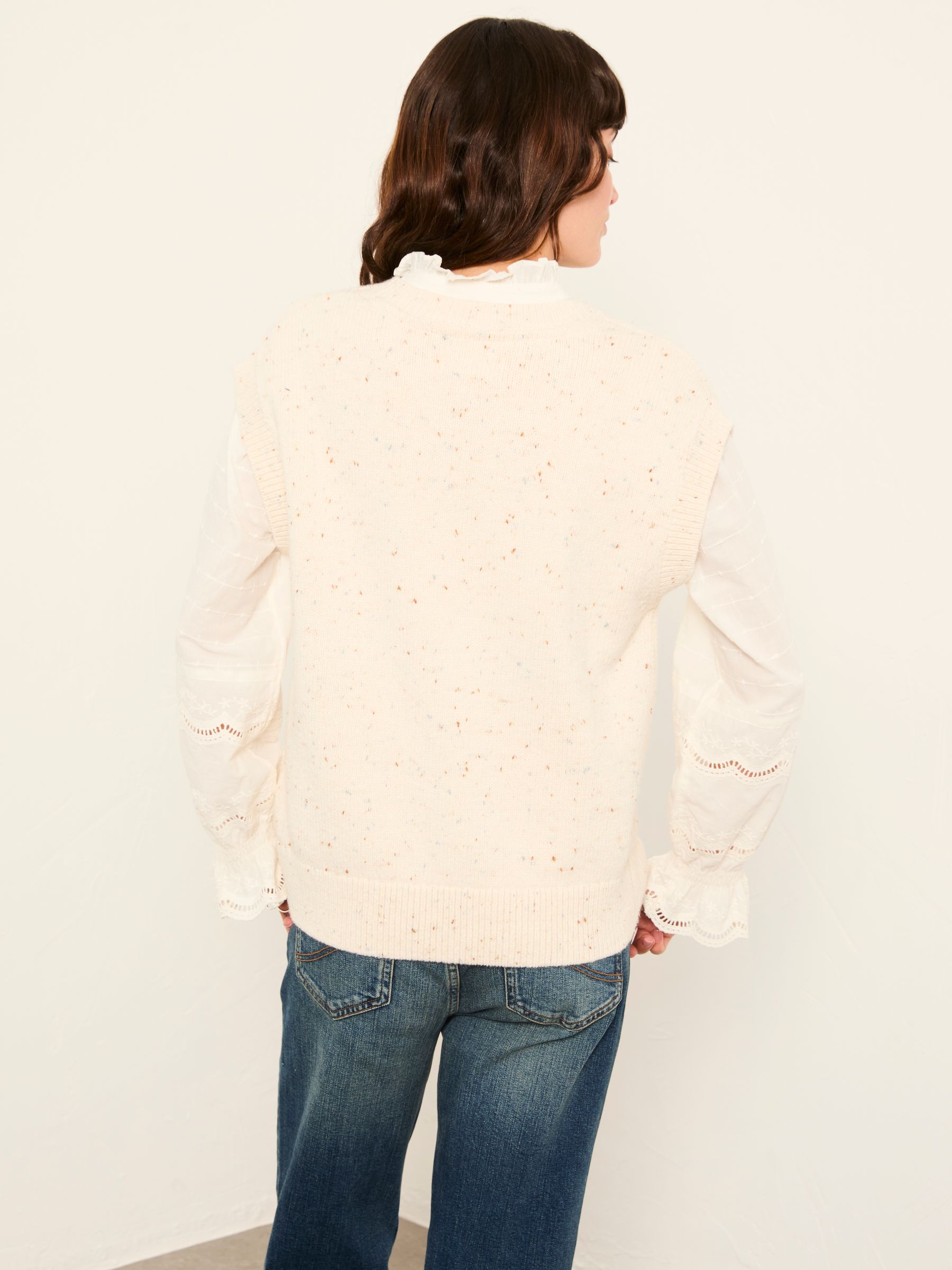 Remi Ivory Knitted Tank - Image 2 of 6