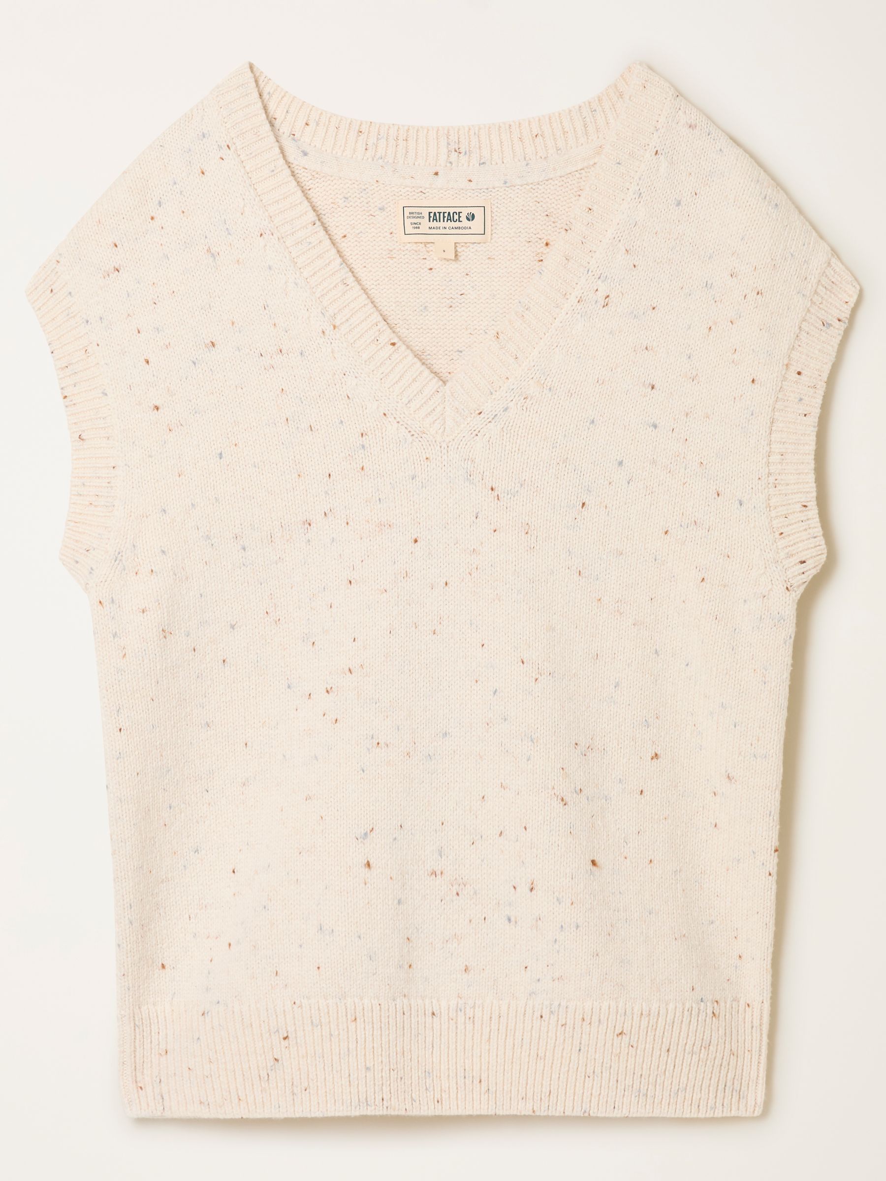 Remi Ivory Knitted Tank | FatFace USA