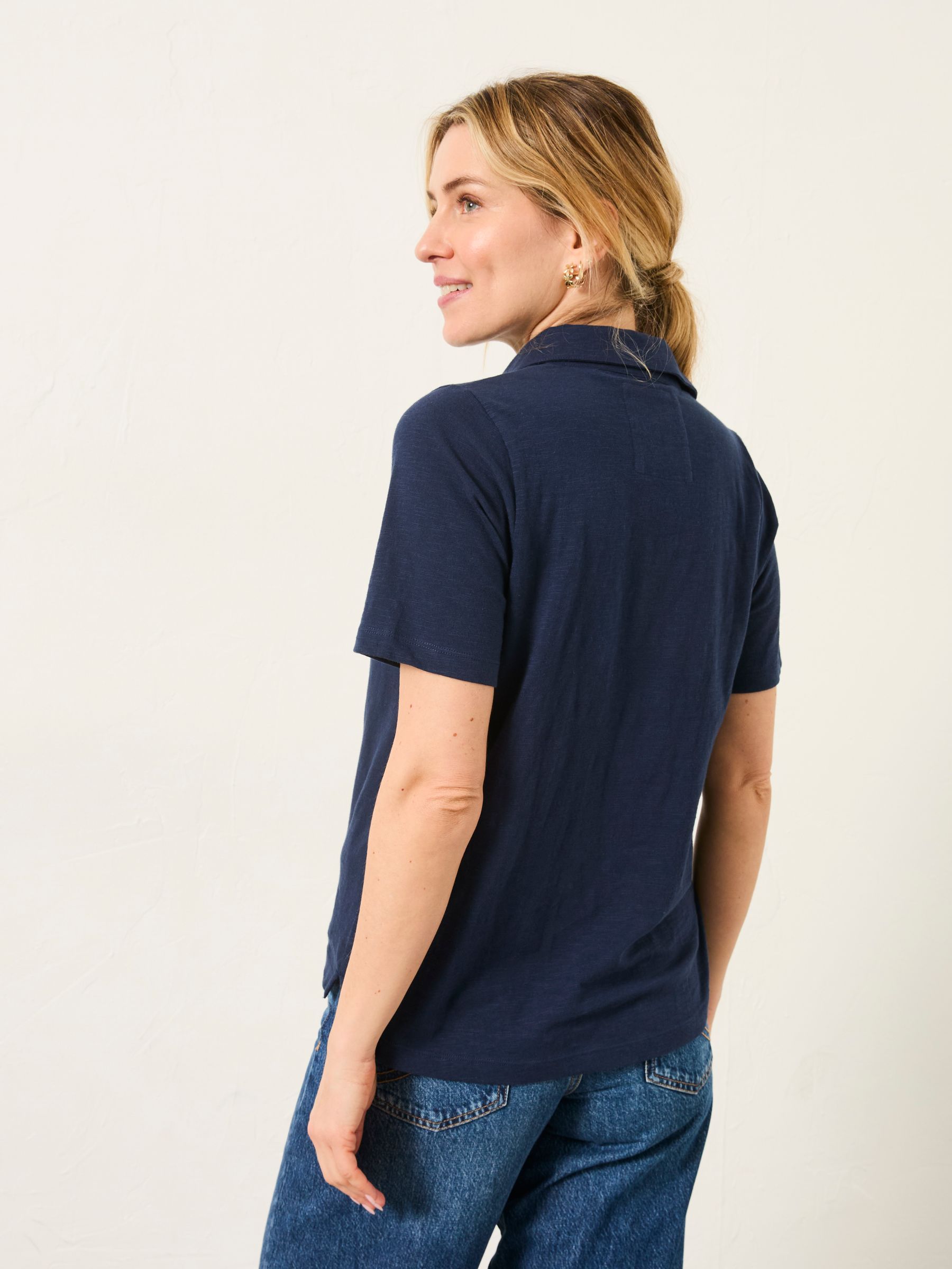 Paige Navy/White 2 Pack Short Sleeve Shirt - Image 3 of 5
