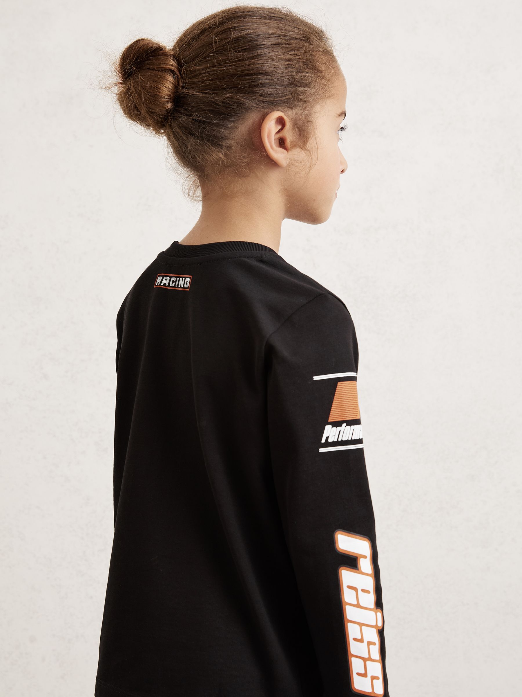 3-9 yrs McLaren F1 Team Cotton Logo T-Shirt Unisex Fit in Black - Image 6 of 7