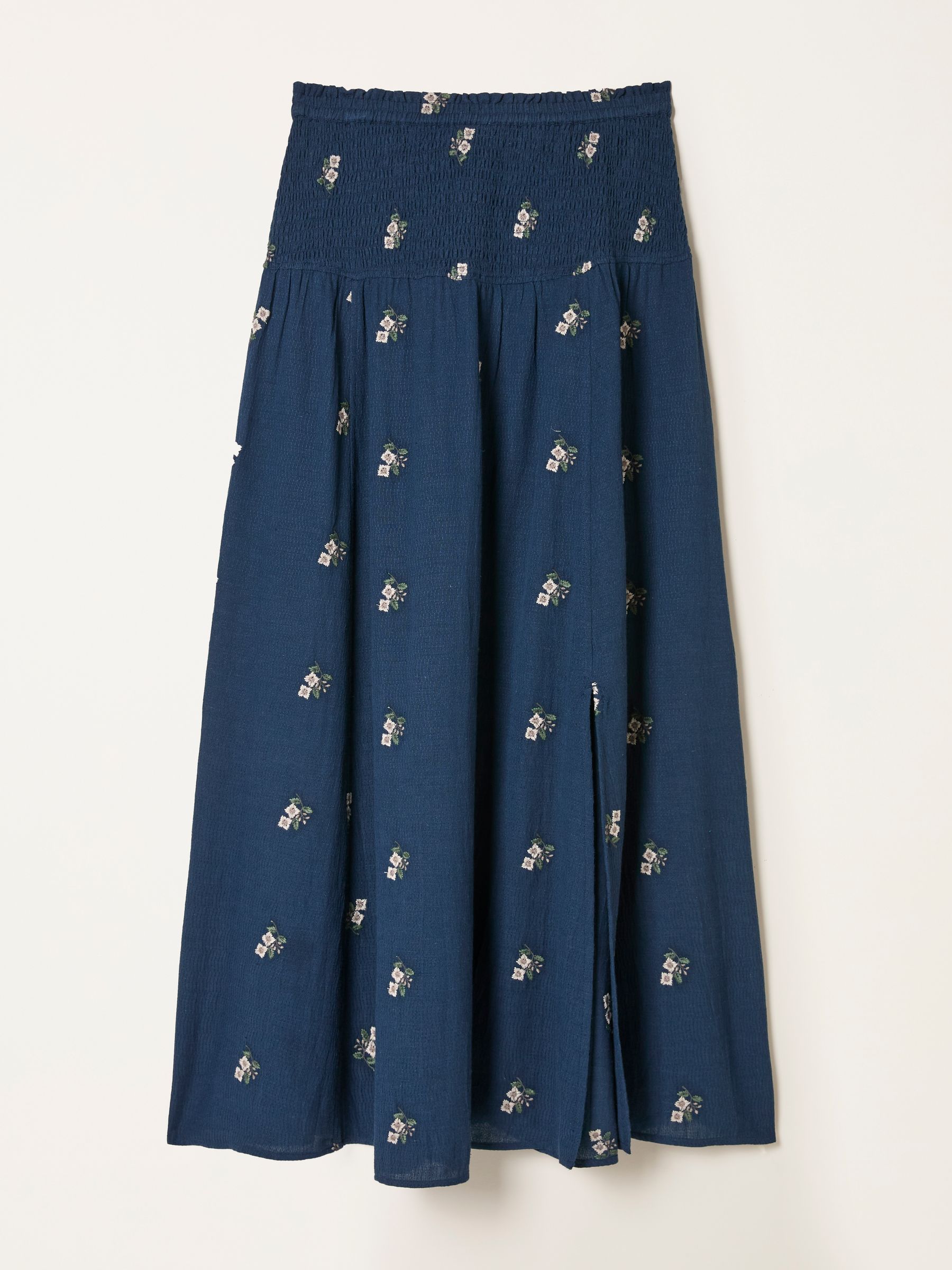 Black Harper Embroidered Midi Skirt - Image 6 of 6