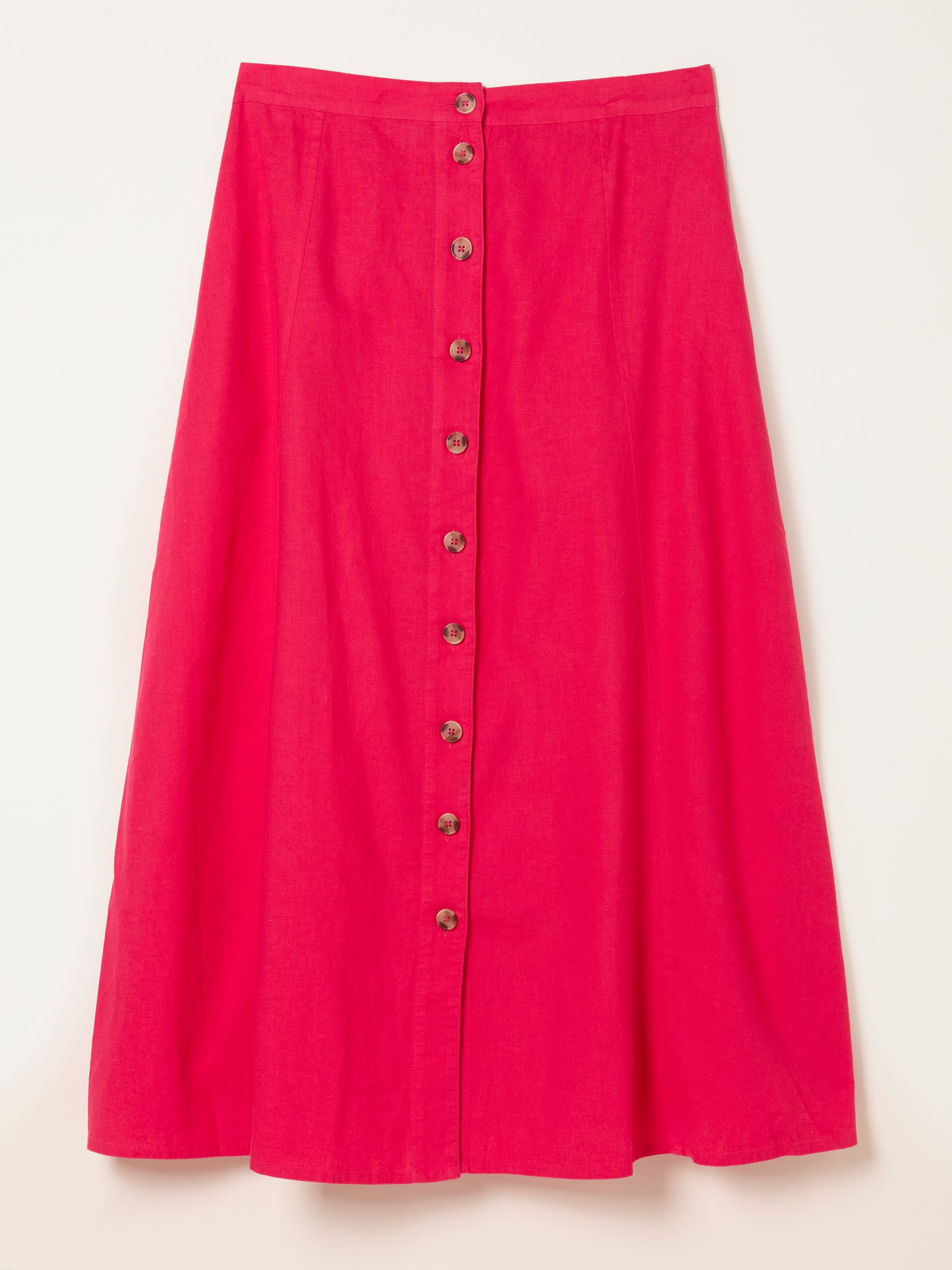 Issa Dark Pink Midi Skirt - Image 6 of 6