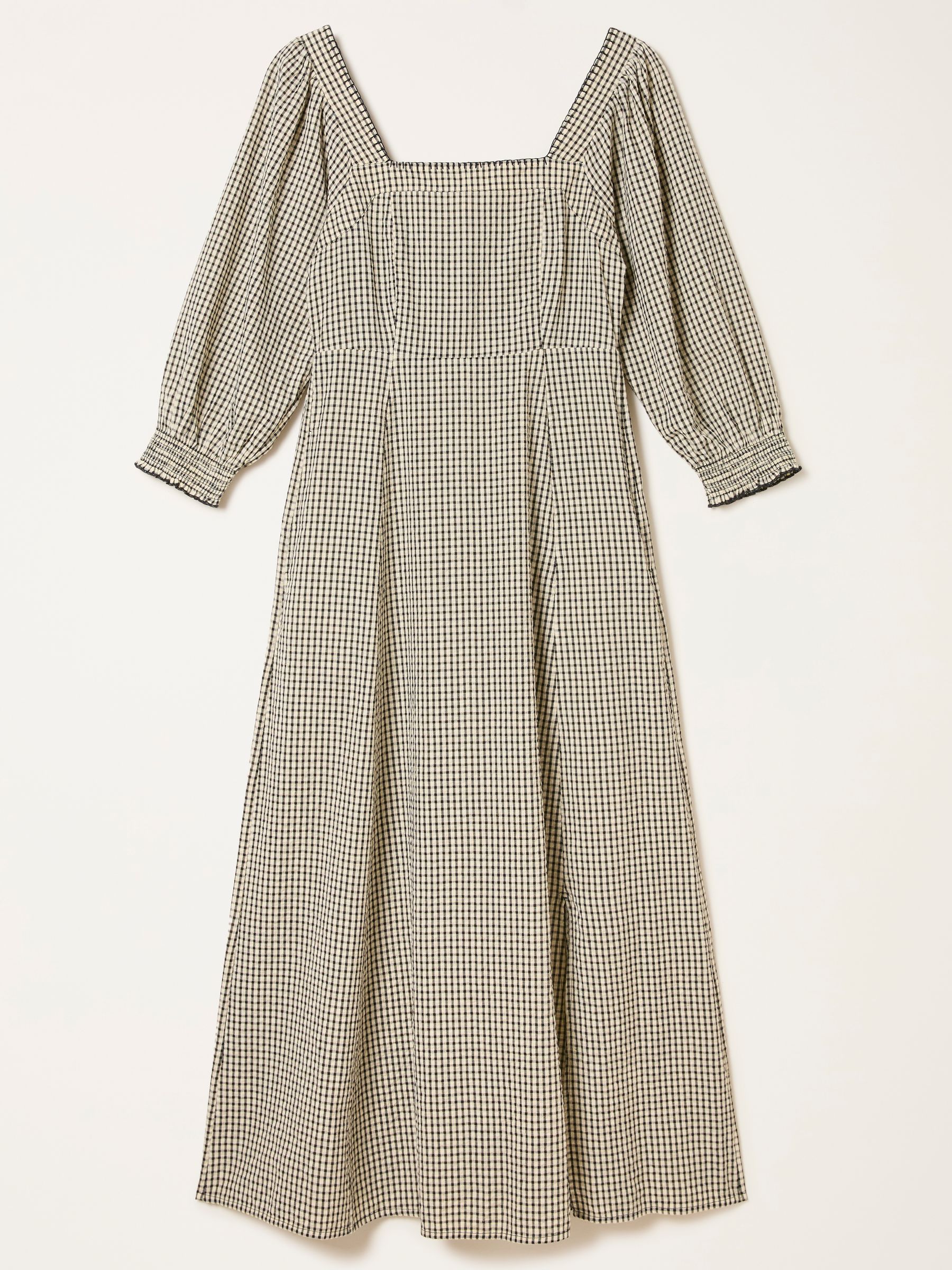 Multi Regular Gingham Midi Dress - Image 6 of 6