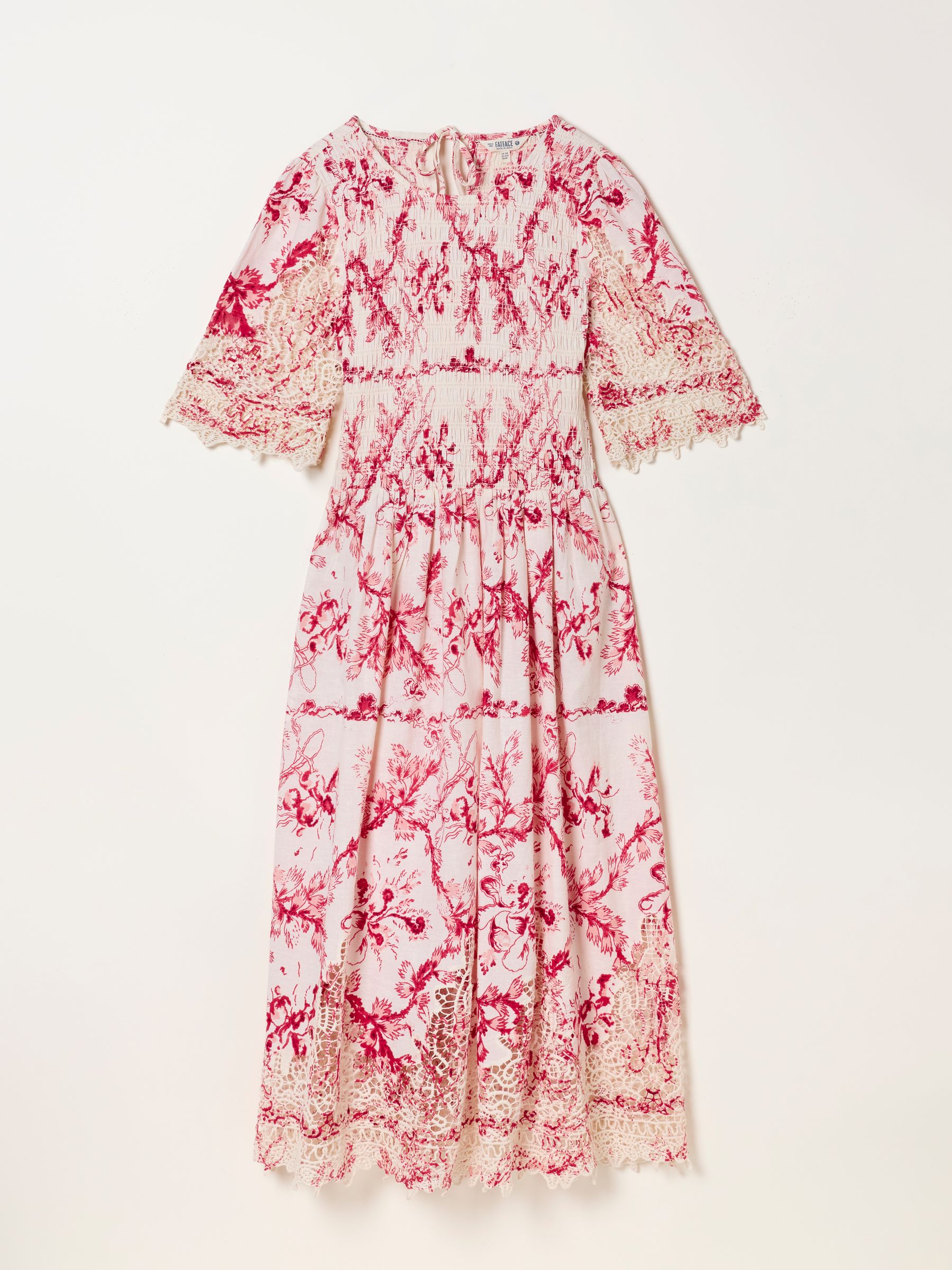 Alice Ivory Vintage Bloom Regular Midi Dress | FatFace USA