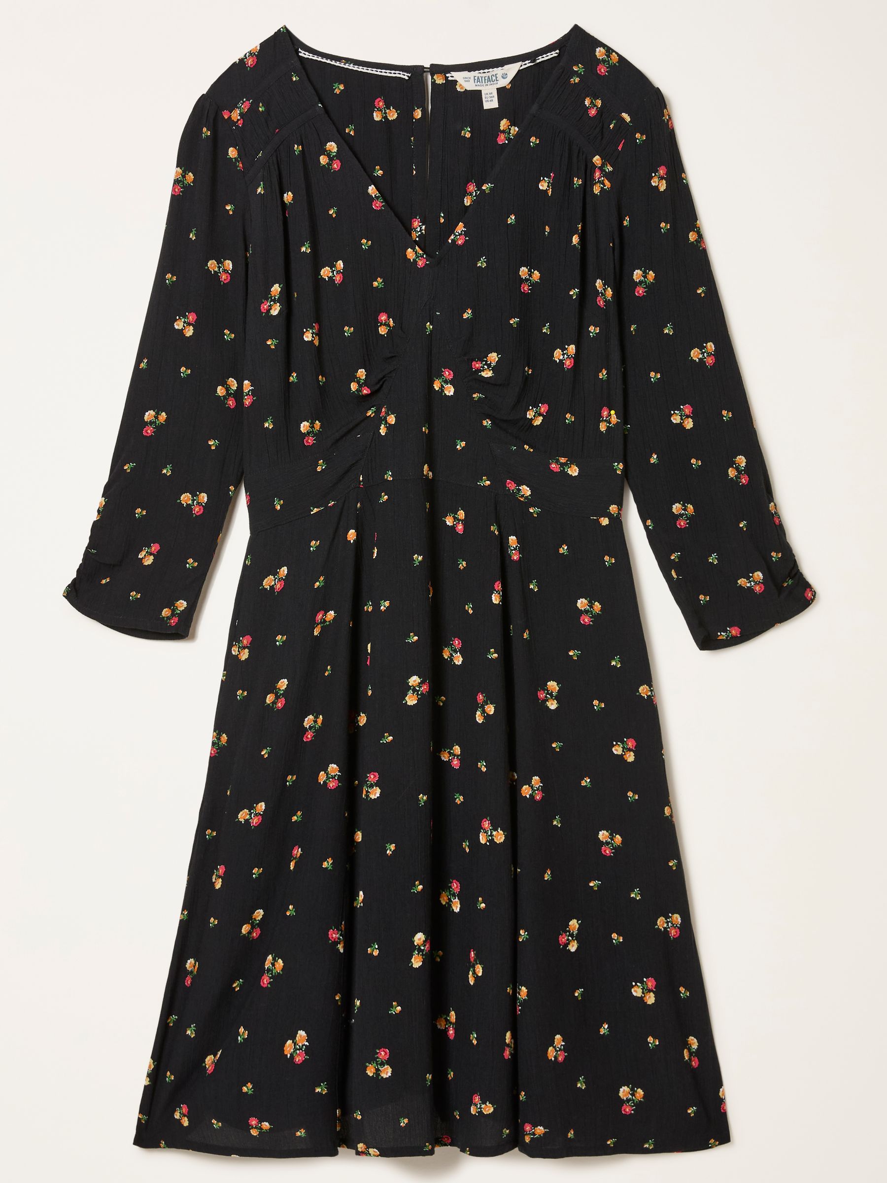 Anya Black Ditsy Pop Regular Dress - Image 5 of 5