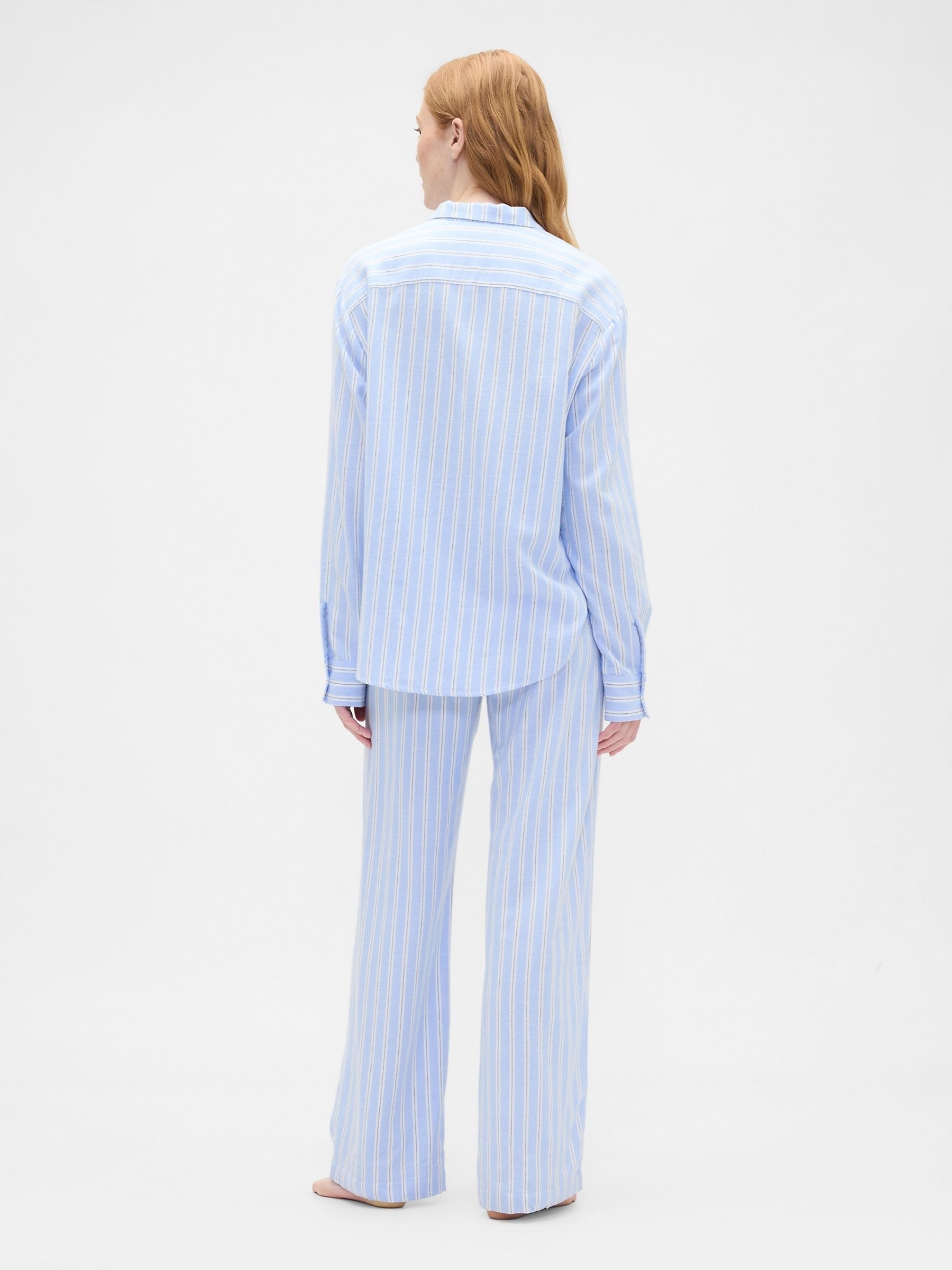 Blue Flannel Pyjama Trousers - Image 2 of 4