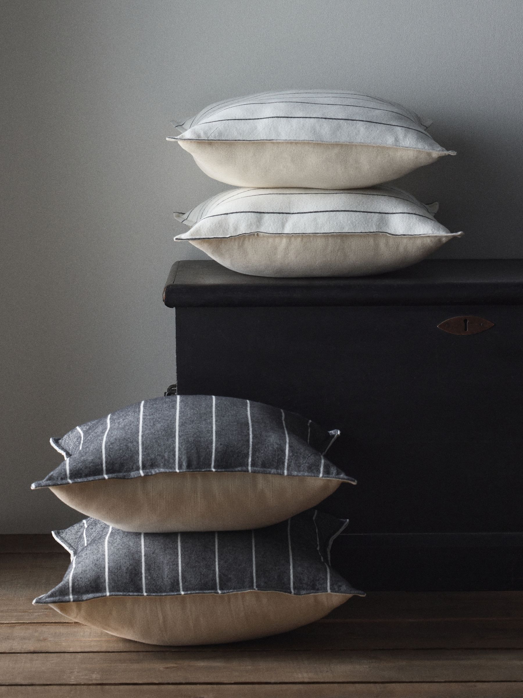 The Set 4 Pack Monochrome Cushion - Image 1 of 4