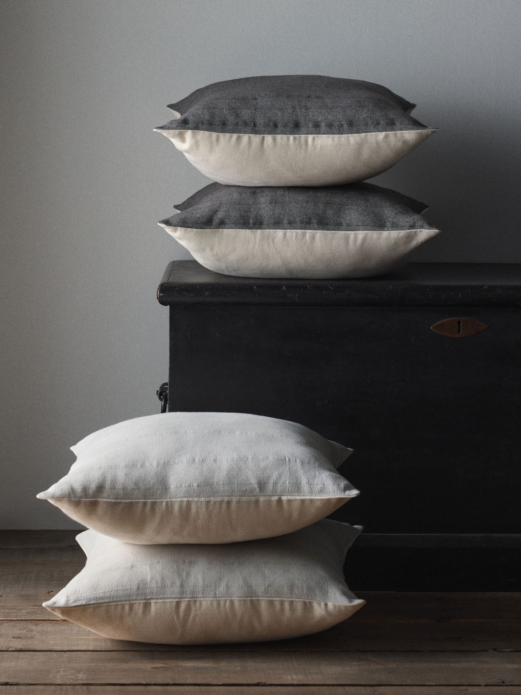 The Set 4 Pack Brown Cushion - Image 1 of 4