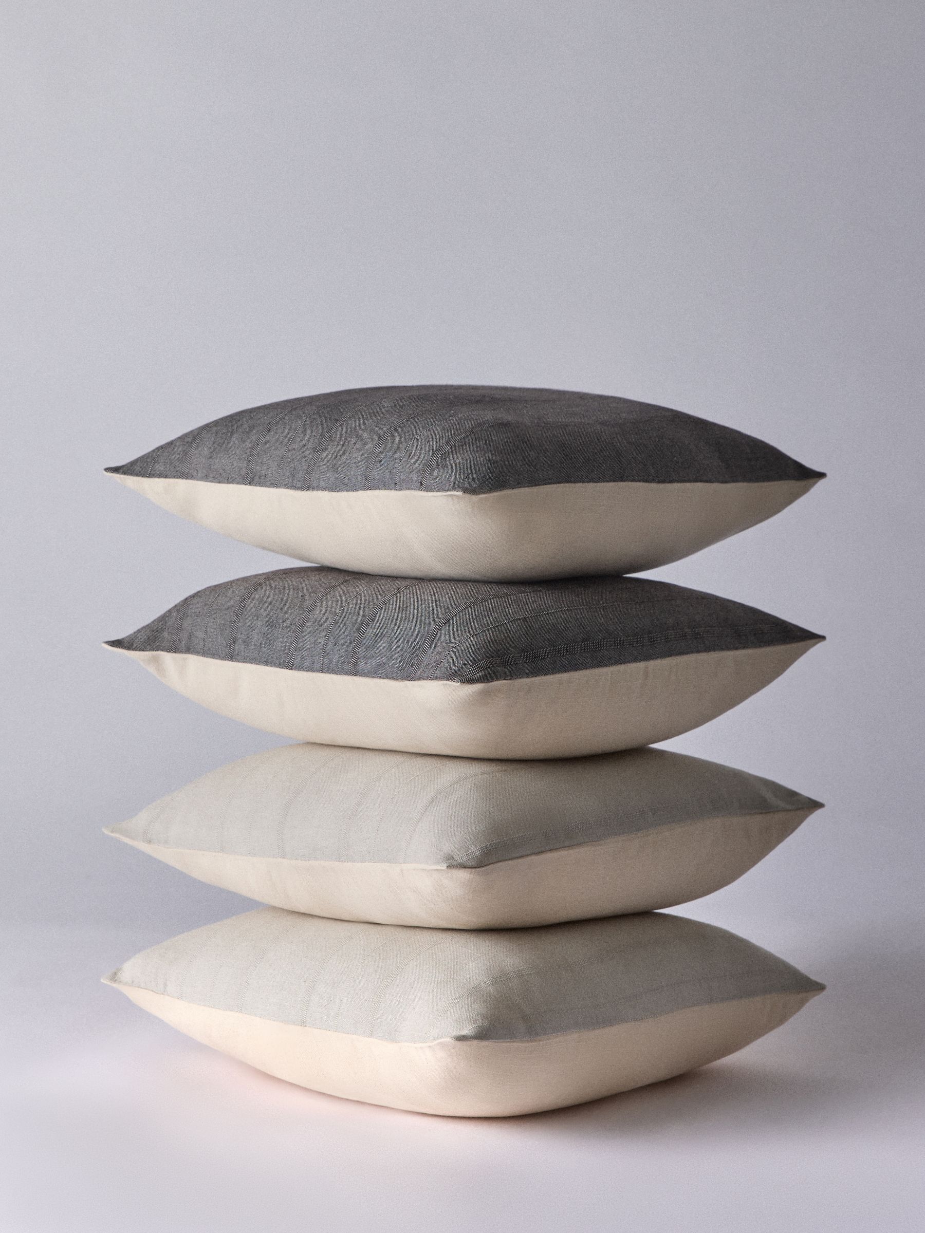 The Set 4 Pack Brown Cushion - Image 2 of 4