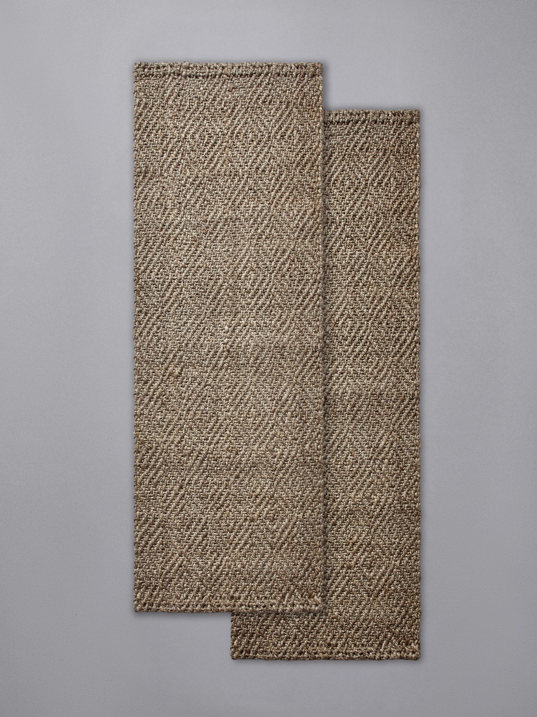 2 Pack Natural Woven Jute Flatweave Runners - Image 1 of 3 2 Pack Natural Woven Jute Flatweave Runners - Image 1 of 3