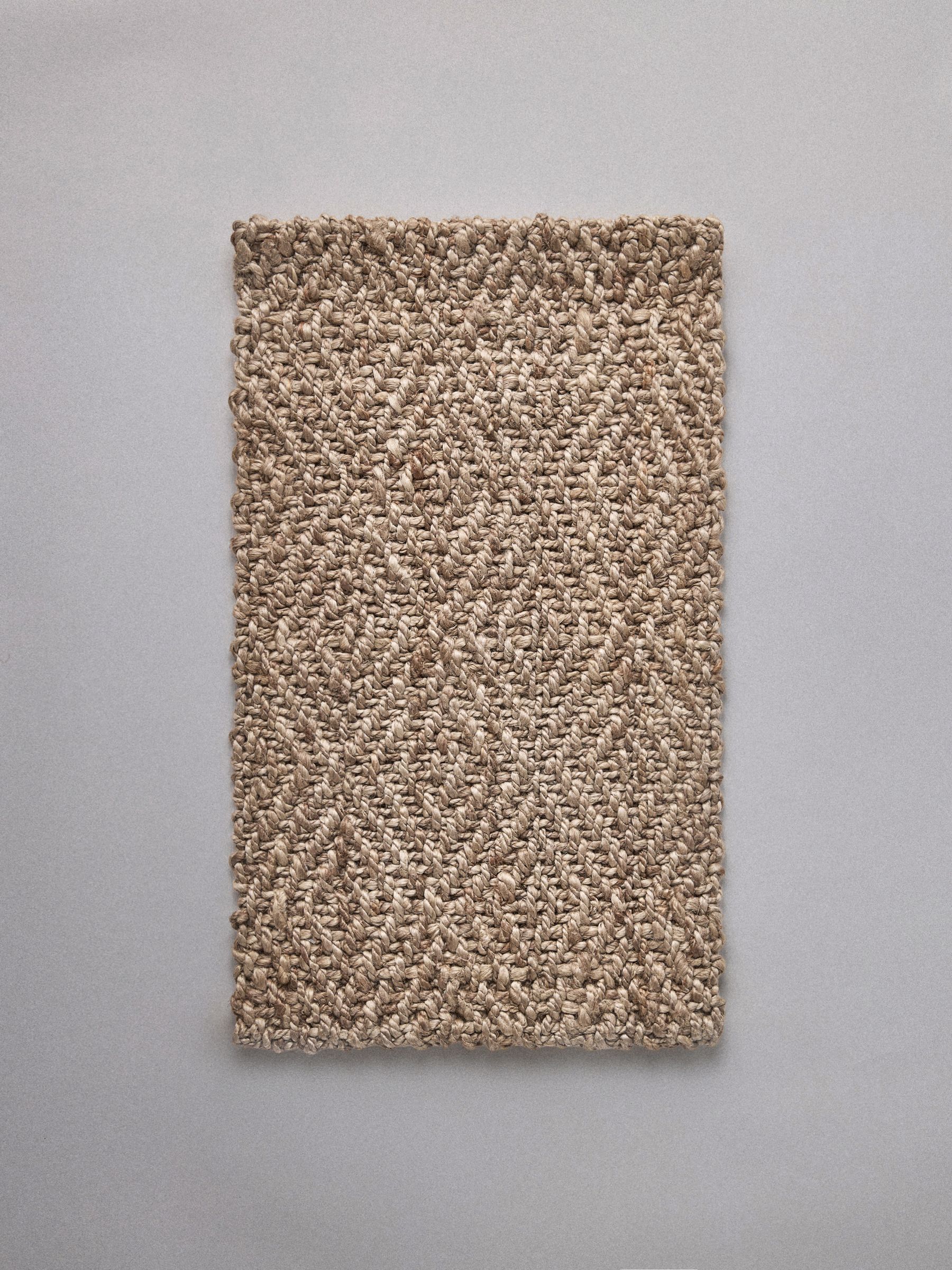 2 Pack Natural Woven Jute Flatweave Doormat - Image 2 of 4