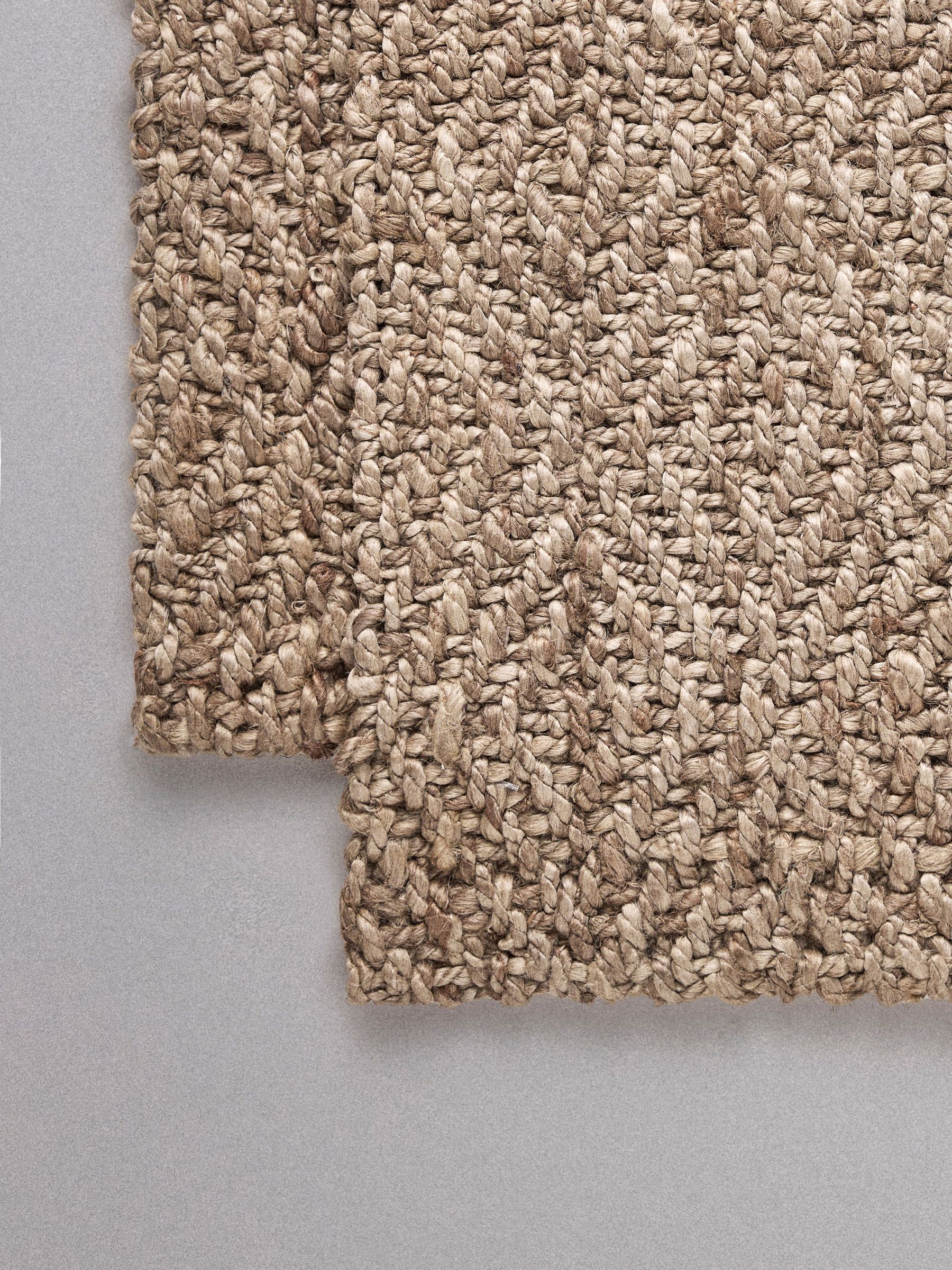 2 Pack Natural Woven Jute Flatweave Doormat - Image 3 of 4