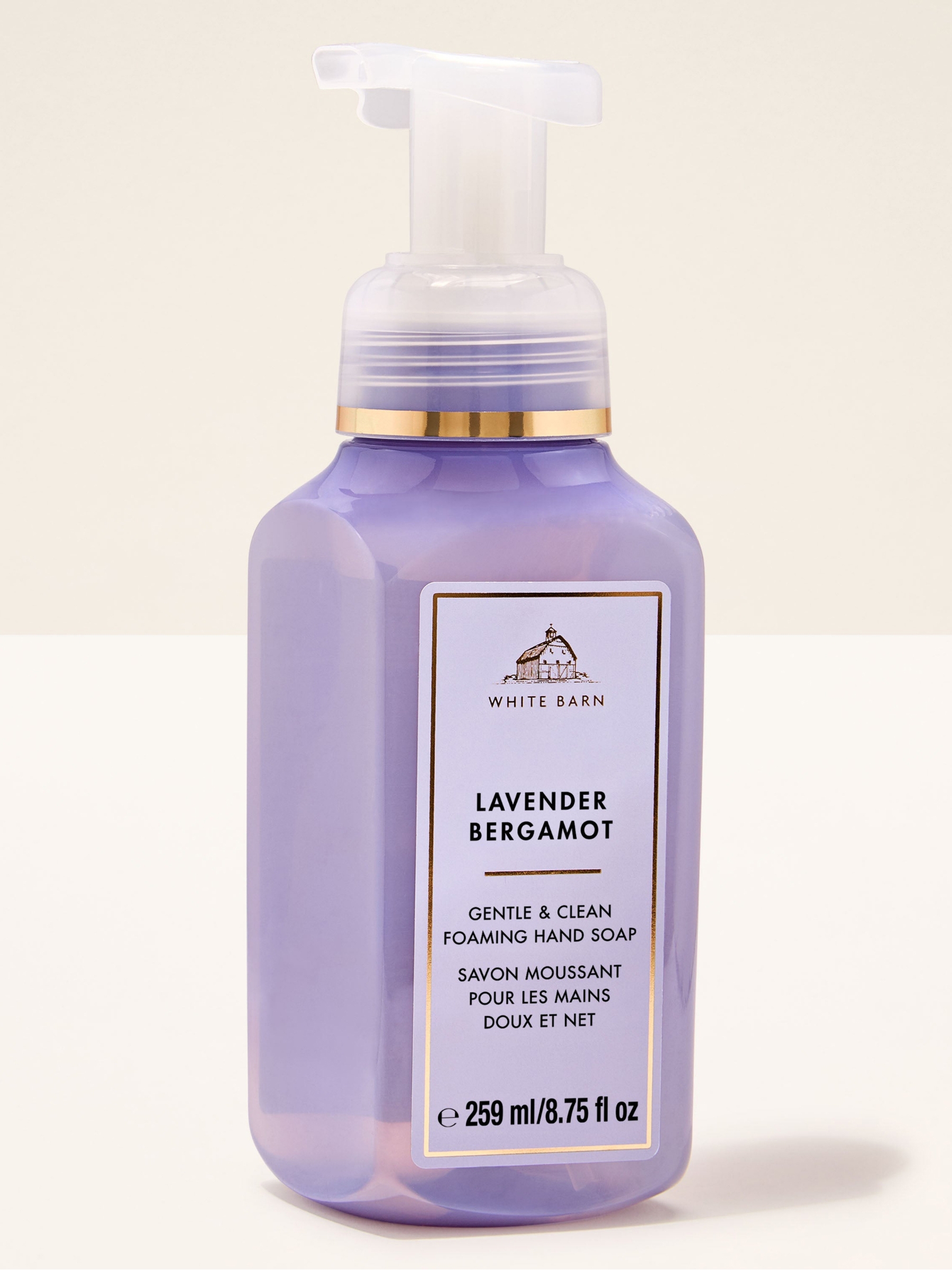 Lavender Bergamot Gentle & Clean Foaming Hand Soap 259ml - Image 1 of 2 Lavender Bergamot Gentle & Clean Foaming Hand Soap 259ml - Image 1 of 2