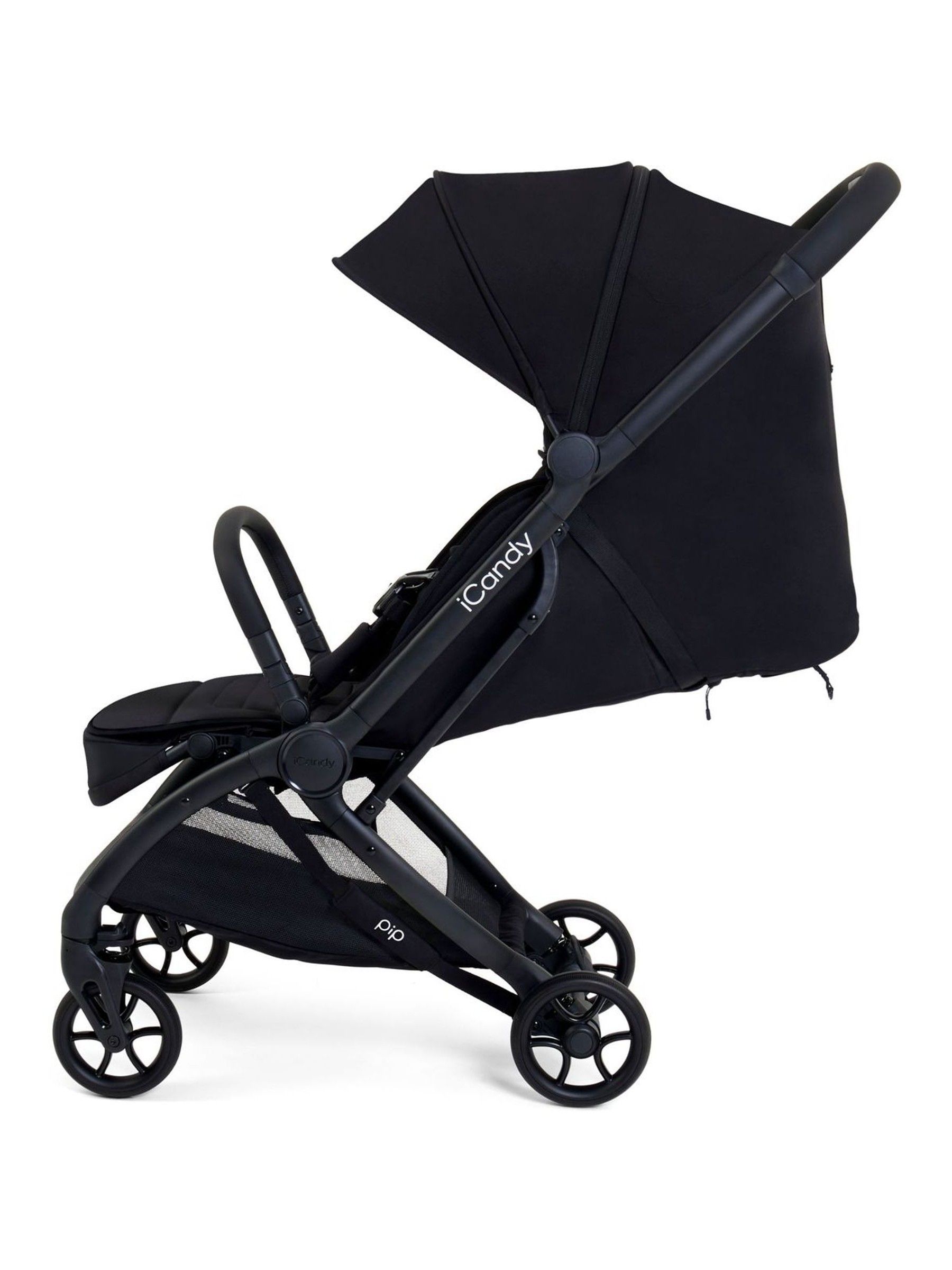 iCandy Black Pip Stroller Compact Fold Pushchair - Image 3 of 5