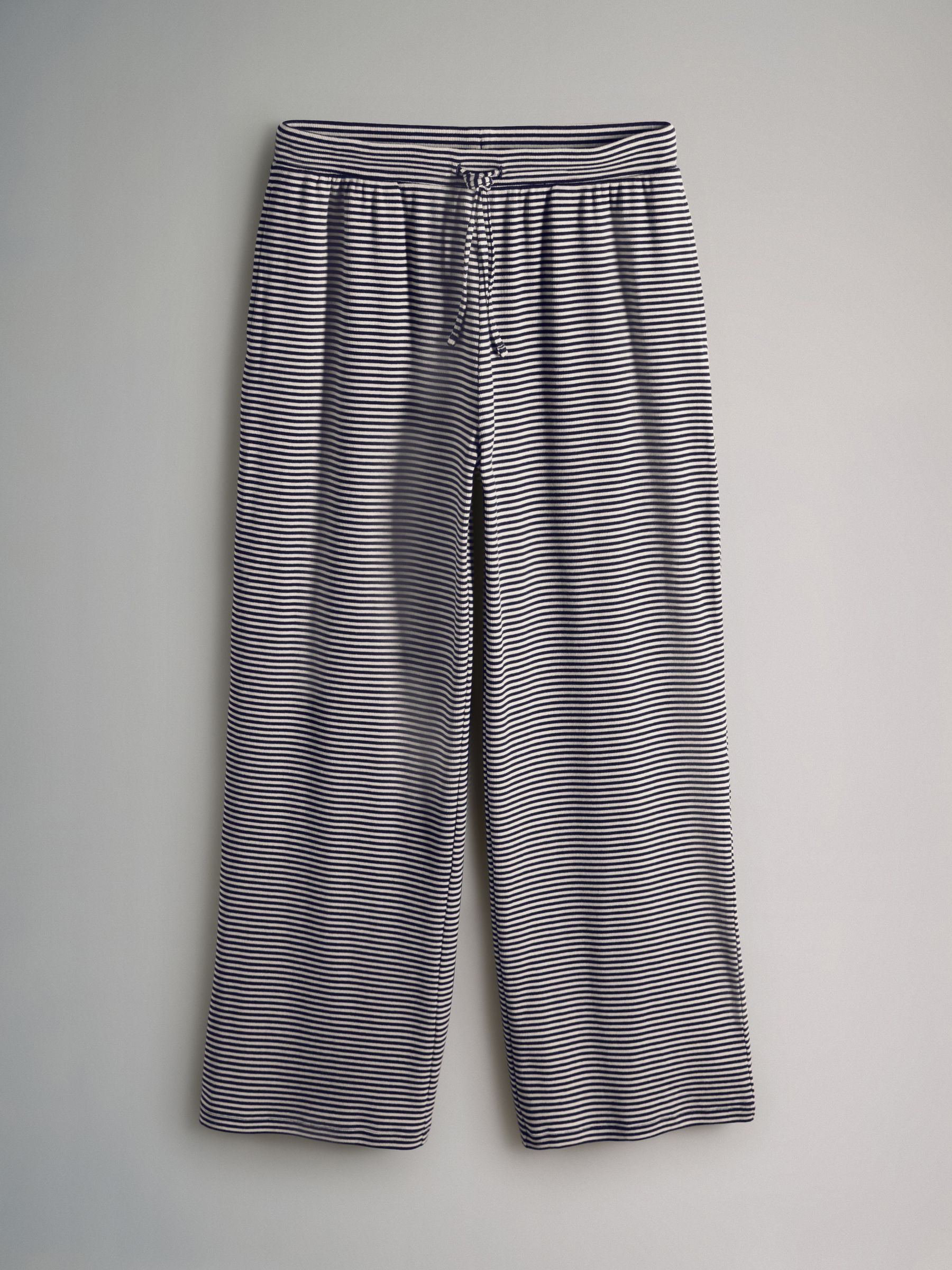 2 Pack Button Through Long Sleeve Top and Drawstring Trousers Co-Ord Set Stripe - Image 5 of 6