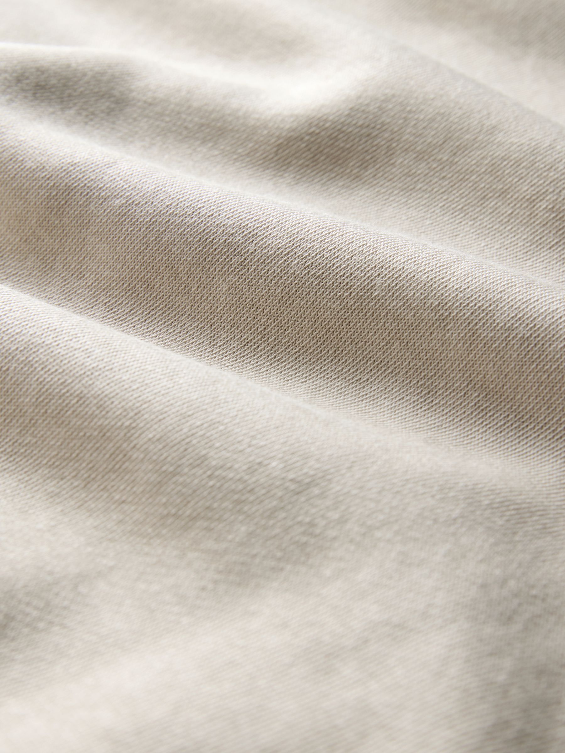 Charcoal Marl/Cream 2 Pack Longline Sweatshirts With Side Zip Detail - Image 5 of 5