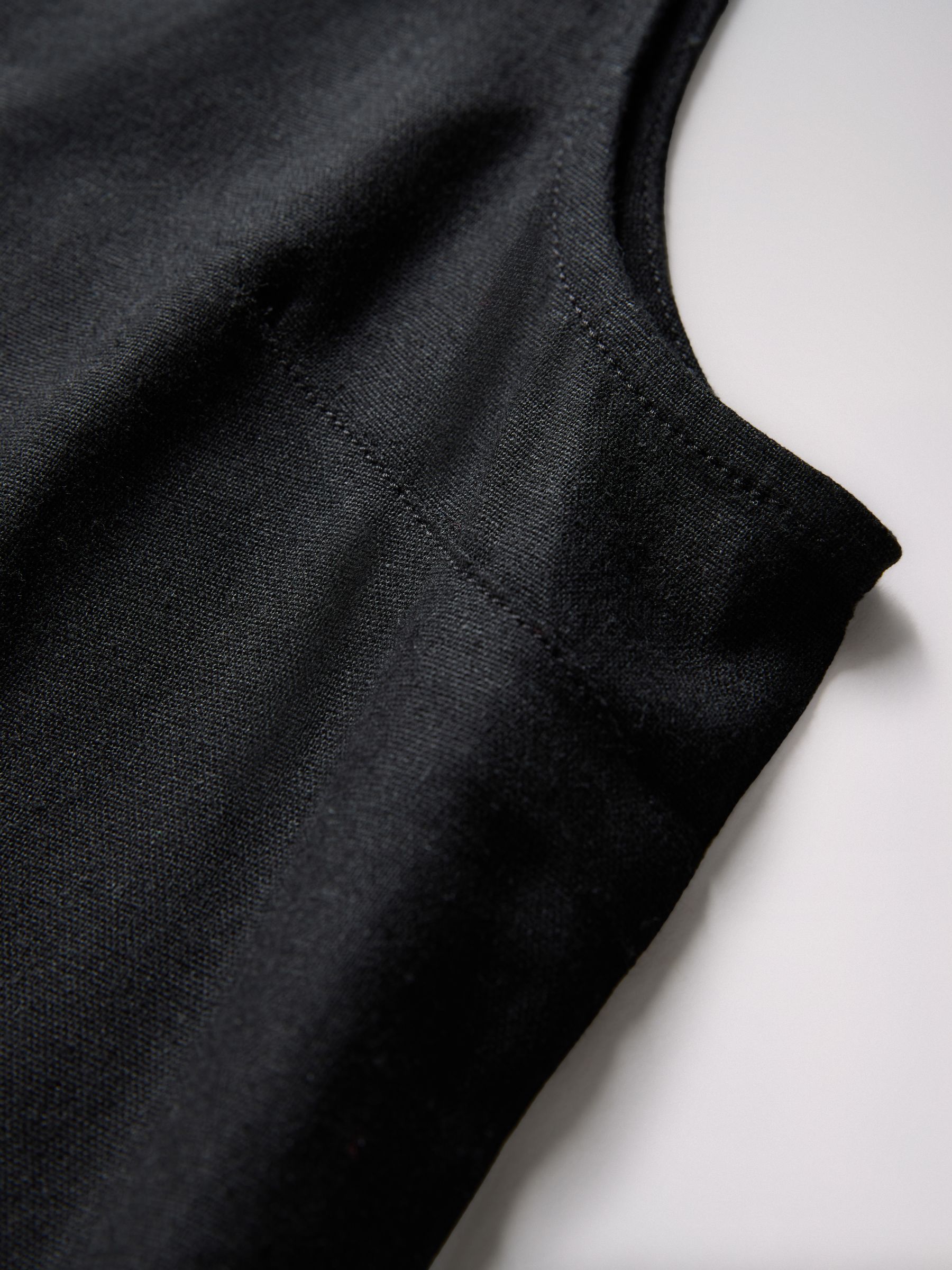 2 Pack Scoop Back Mini Dresses With Linen Gingham/Black - Image 6 of 6