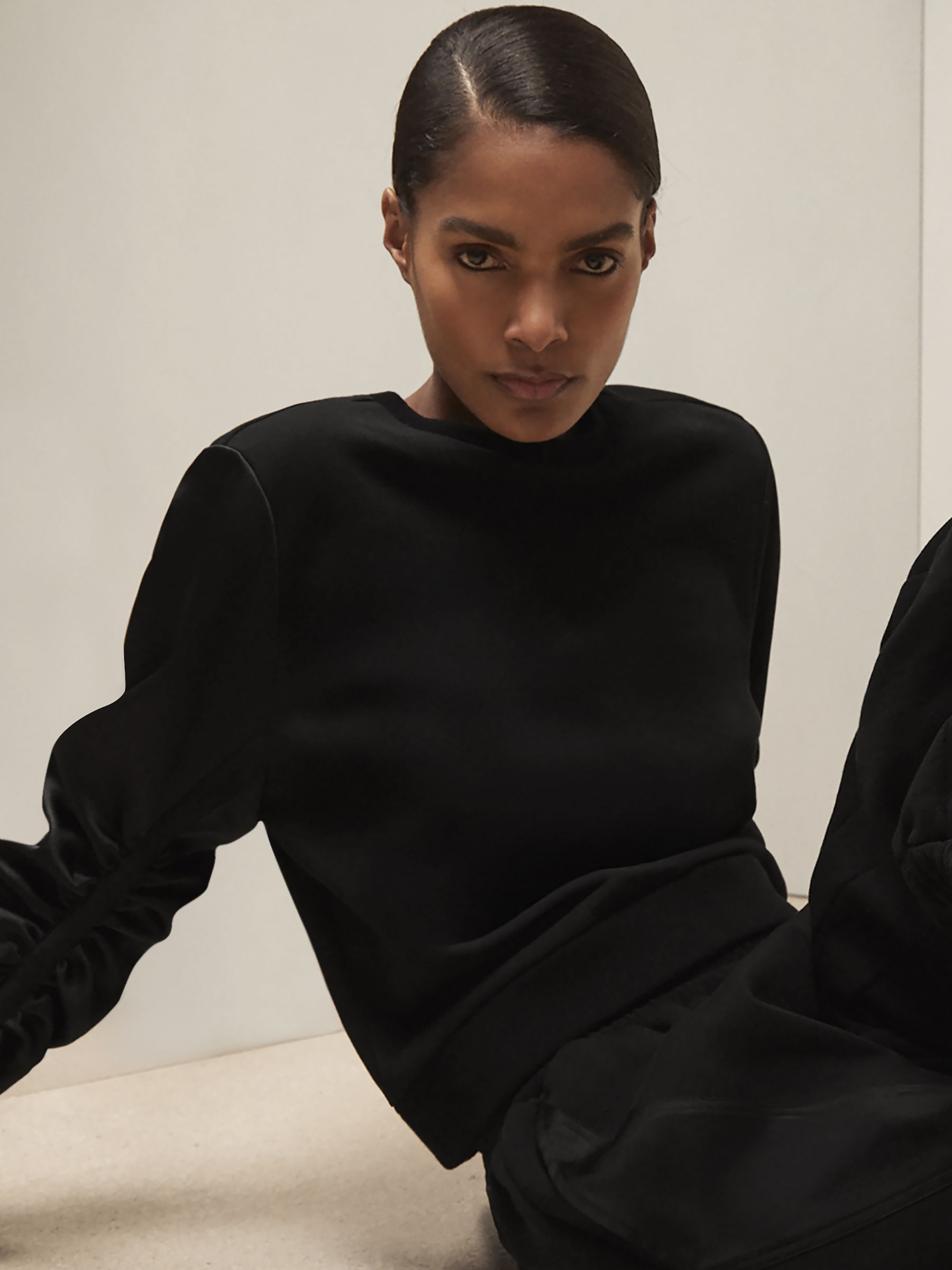 Reiss | Royal Ballet Panel Sweatshirt in Black - image 4