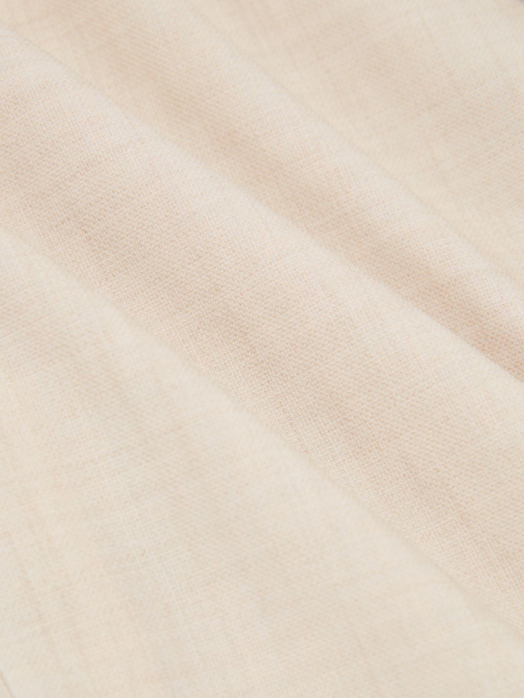 Single-Breasted Textured Suit Blazer Slim-Fit With Wool in Stone - Image 8 of 8