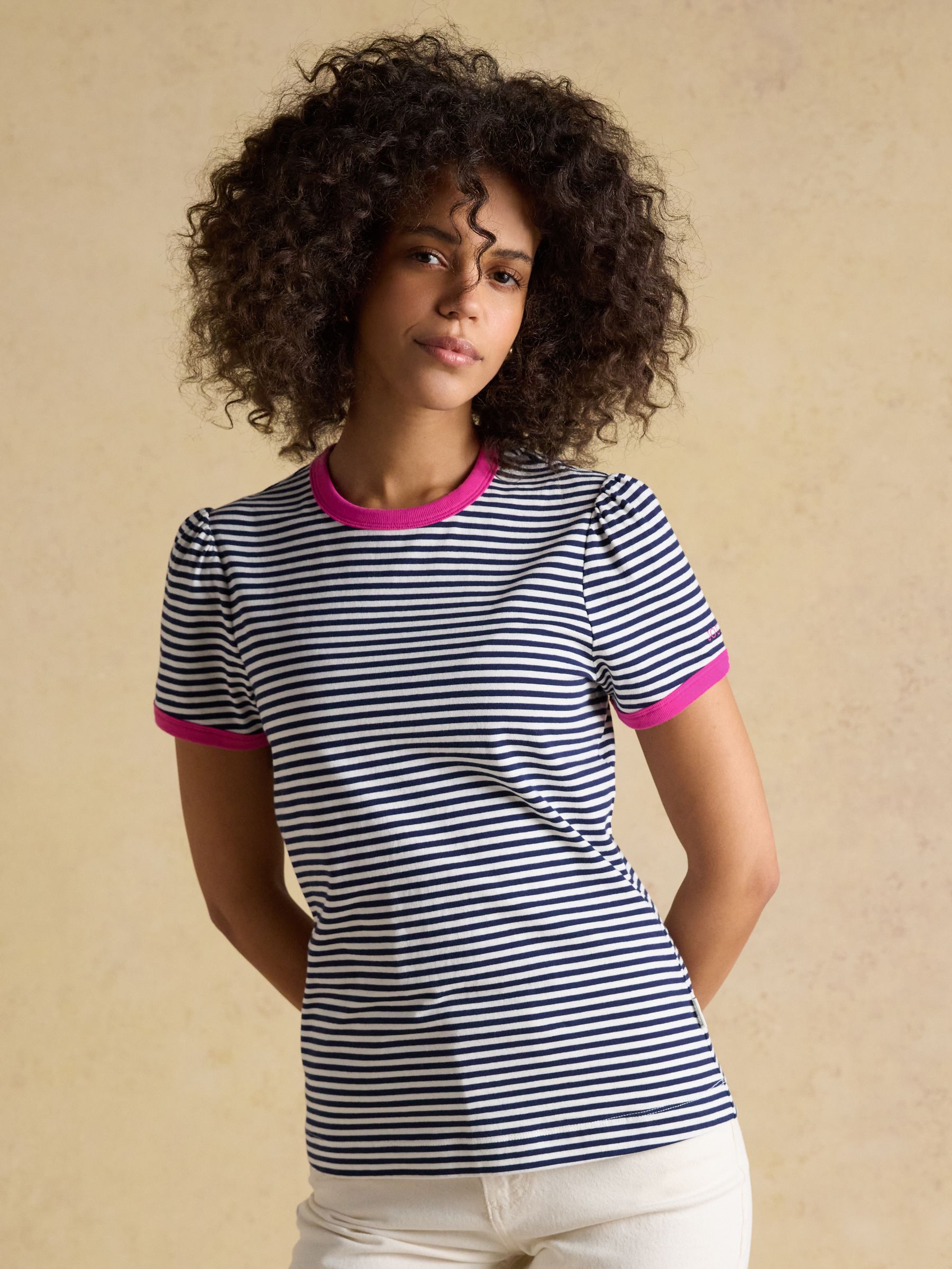 Erin Summer Icons & Navy Stripe Short Sleeve T-Shirts 2 Pack - Image 2 of 7 Erin Summer Icons & Navy Stripe Short Sleeve T-Shirts 2 Pack - Image 2 of 7