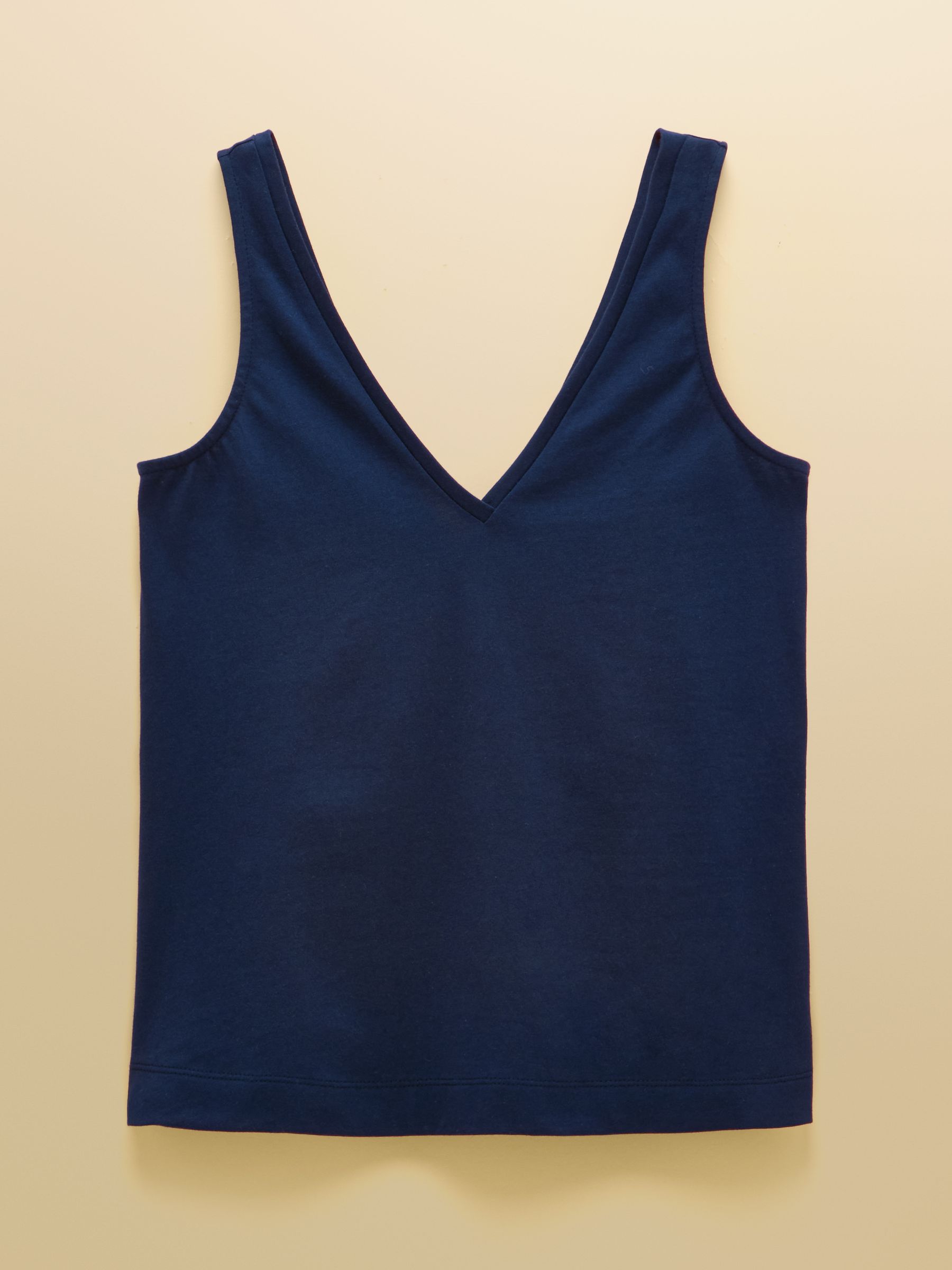 Delilah Navy V-Neck Jersey Vest - Image 7 of 7