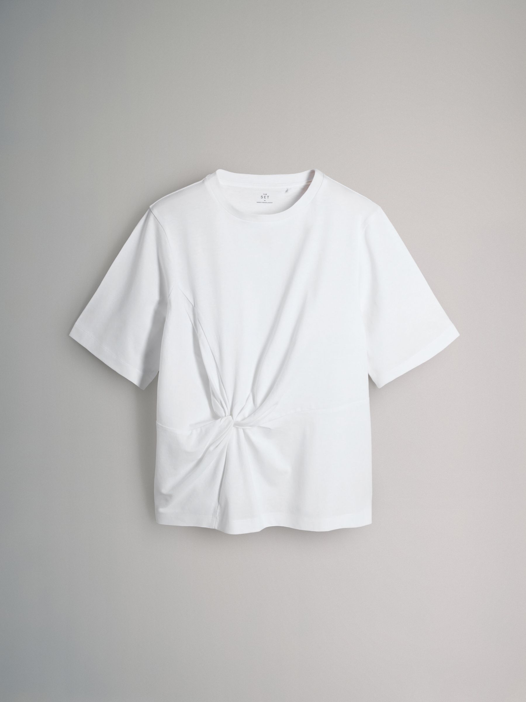 Black/White/Stripe 3 Pack Knot Front T-Shirts - Image 2 of 6