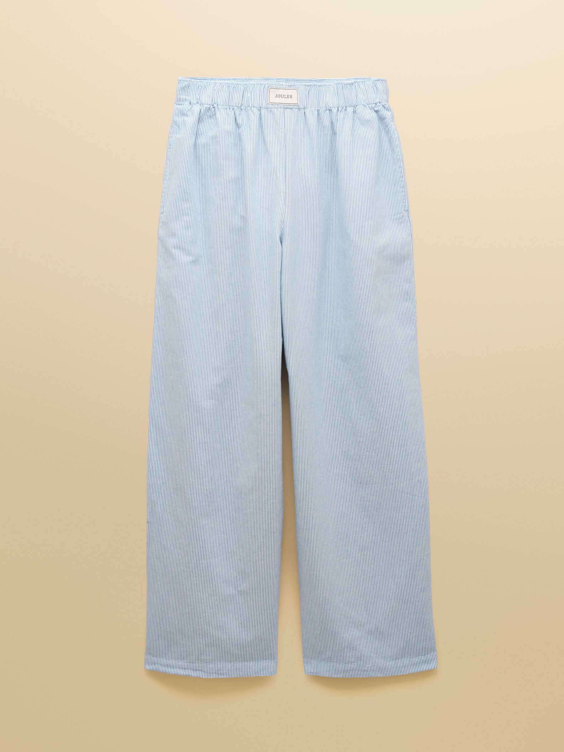 Hallie Blue Pull On Cotton Trousers - Image 7 of 7