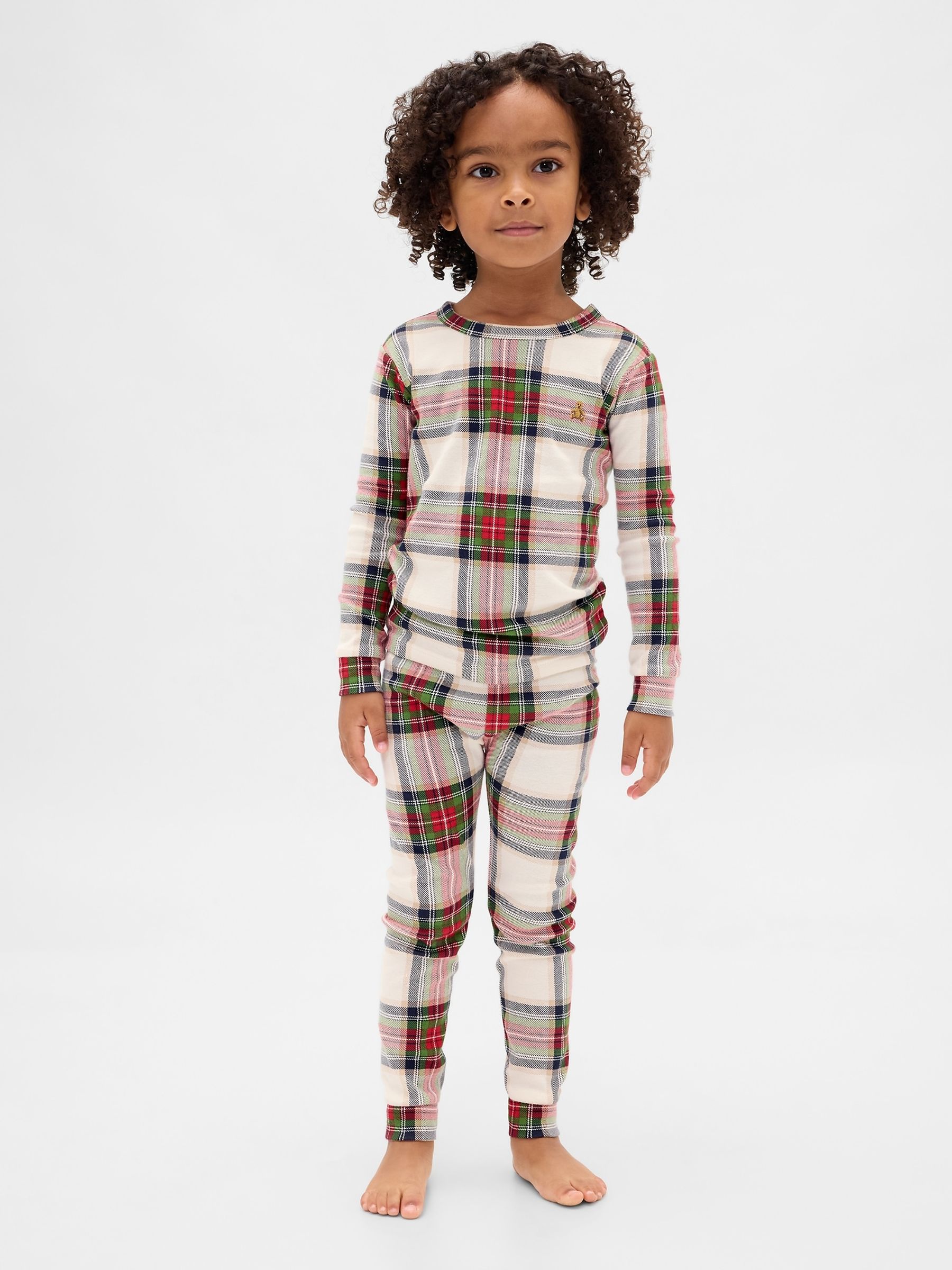 Red Check Brushed Cotton Pyjamas Set (6mths-5yrs) - Image 1 of 6