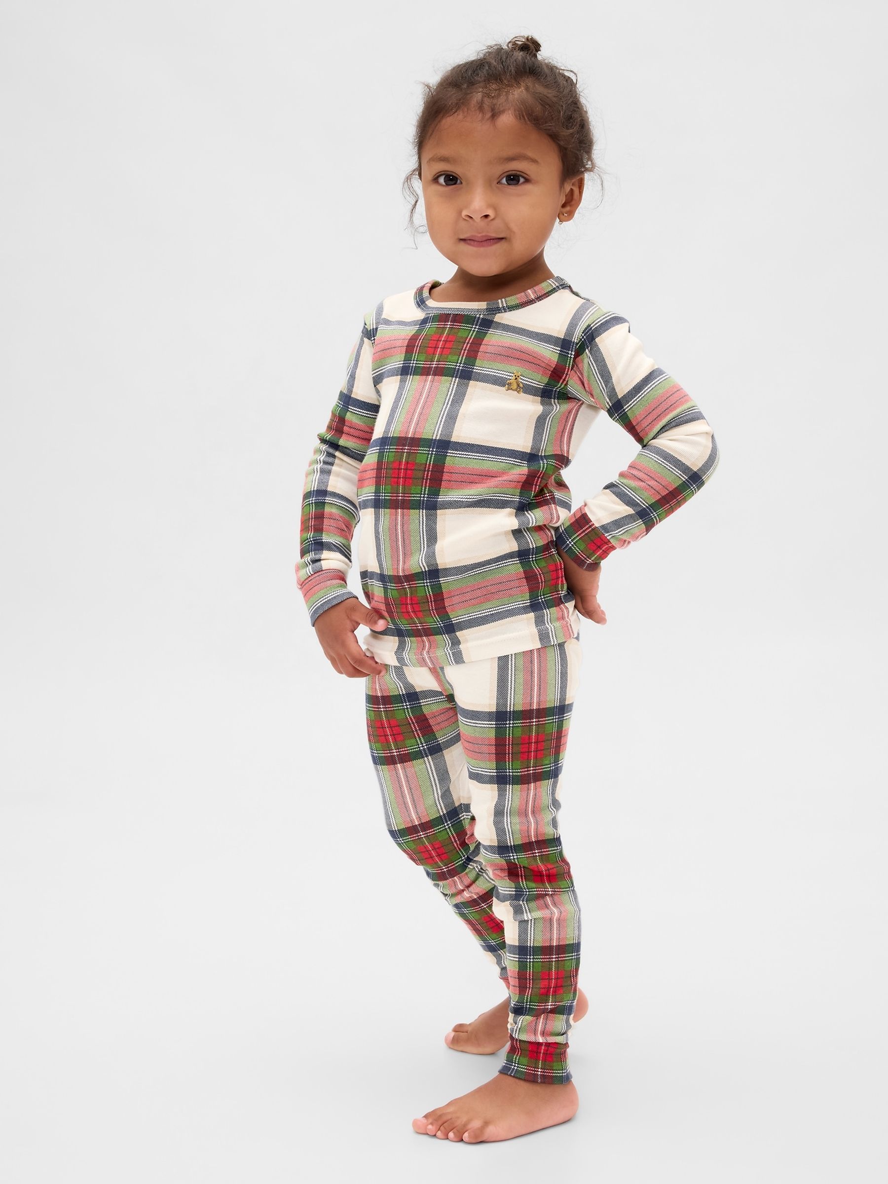 Red Check Brushed Cotton Pyjamas Set (6mths-5yrs) - Image 2 of 6