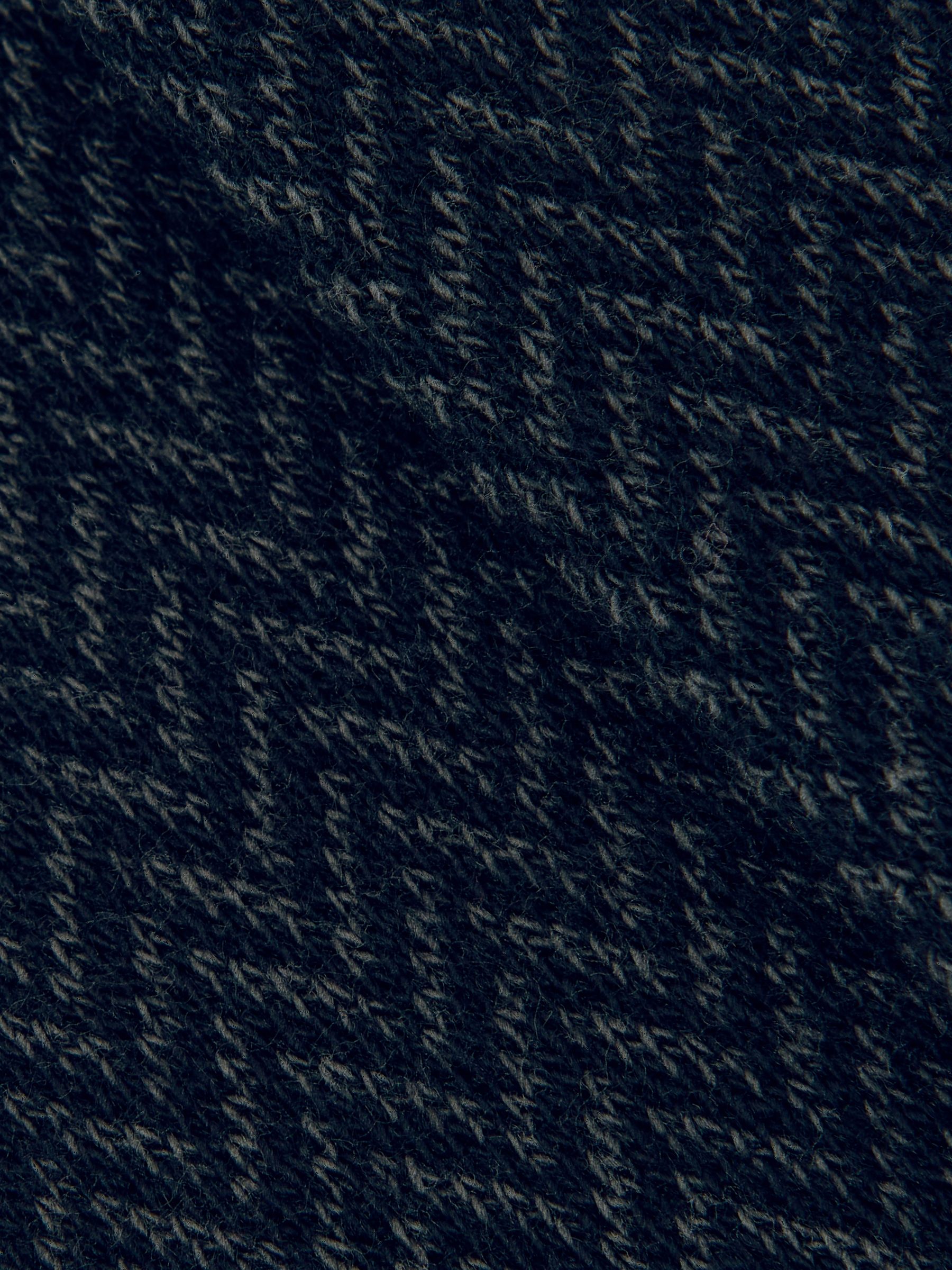 Cotton-Blend Herringbone Socks in Charcoal - Image 3 of 3