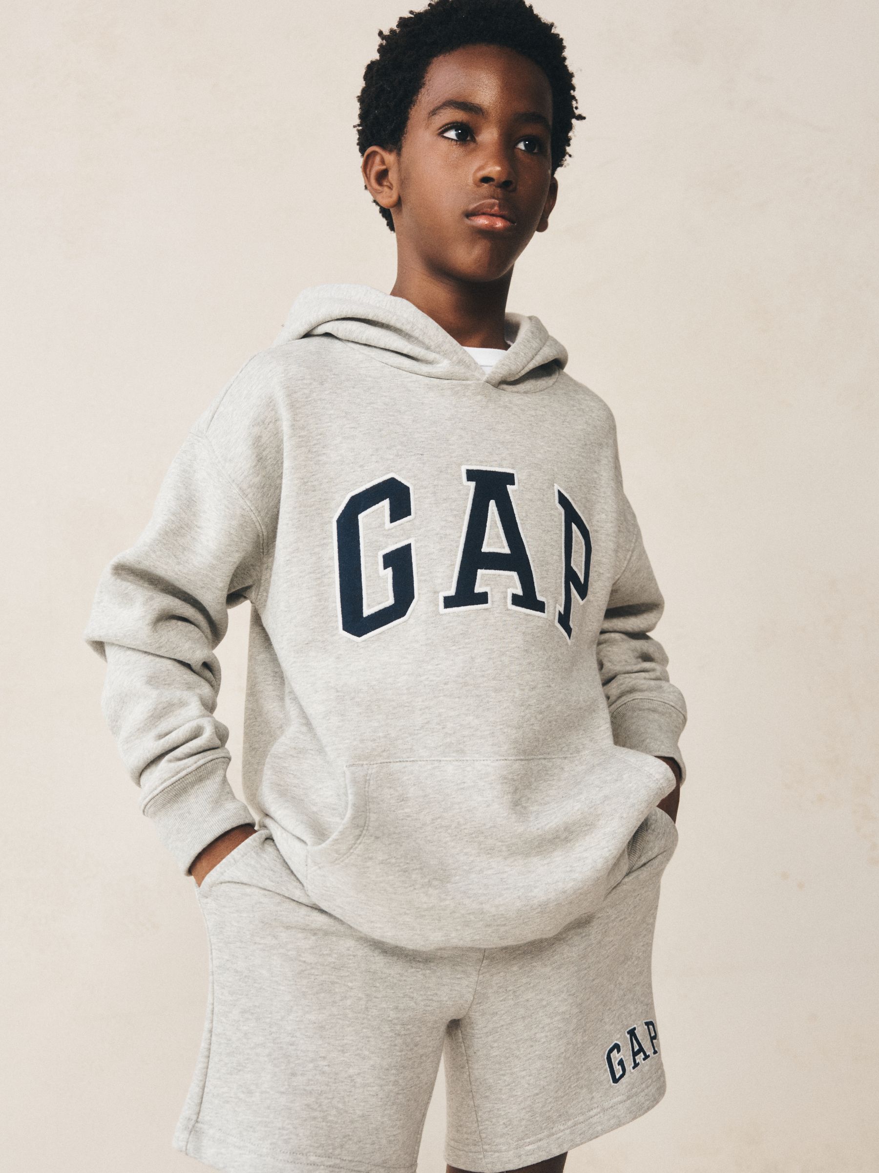 Grey Vintage Logo Hoodie - Image 3 of 7