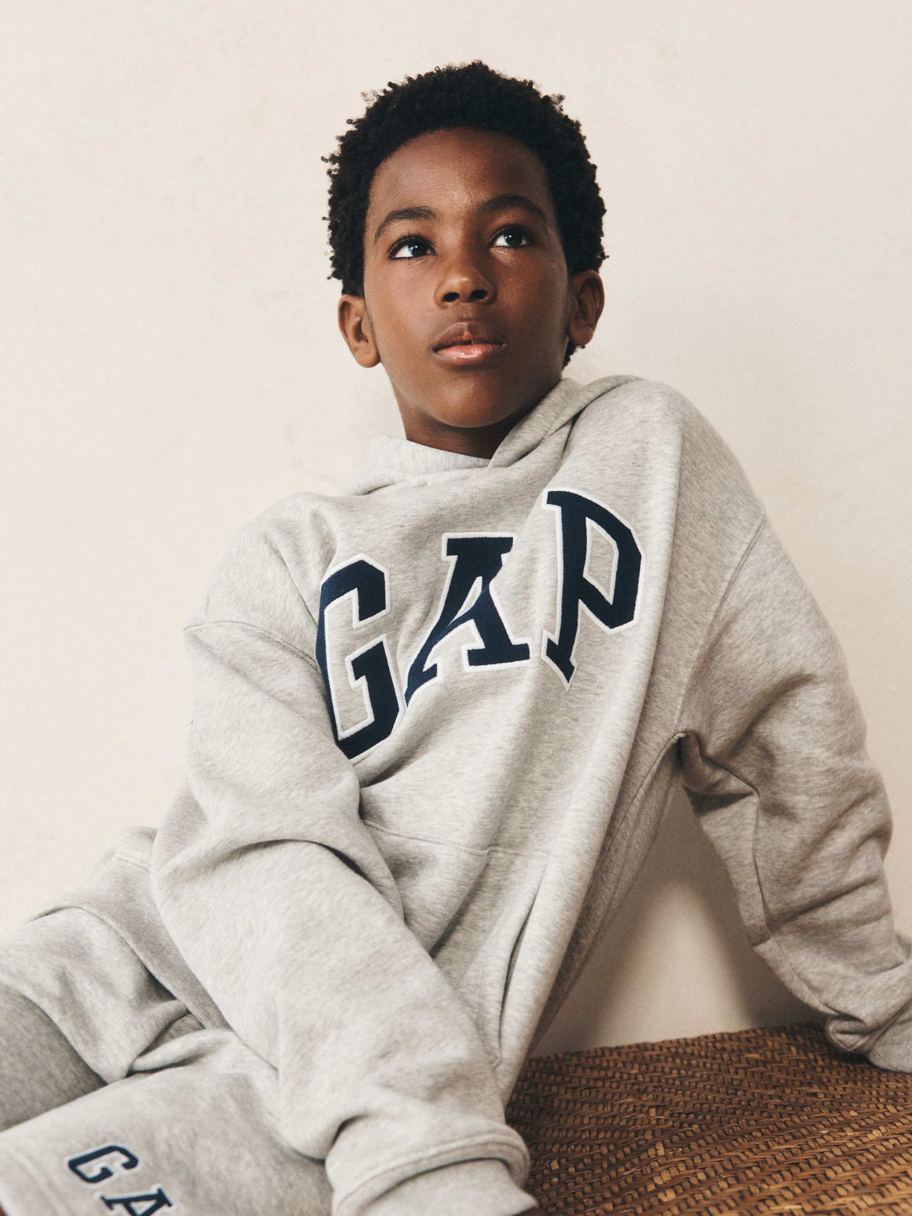 Grey Vintage Logo Hoodie - Image 5 of 7