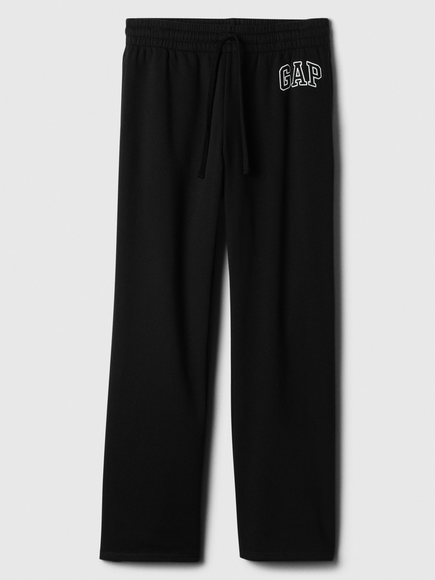 Black Flared Logo Fleece Joggers - Image 5 of 5