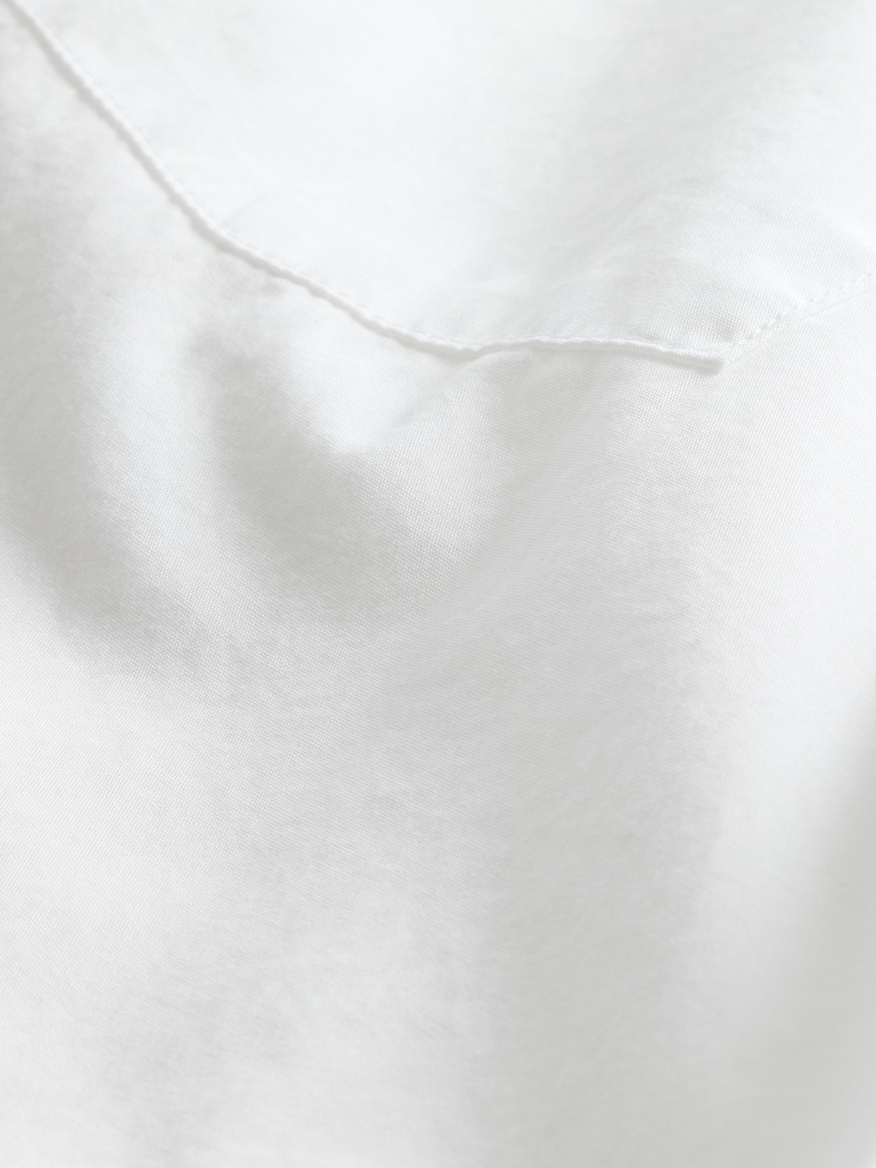 White Cotton Poplin Classic Shirt - Image 4 of 4