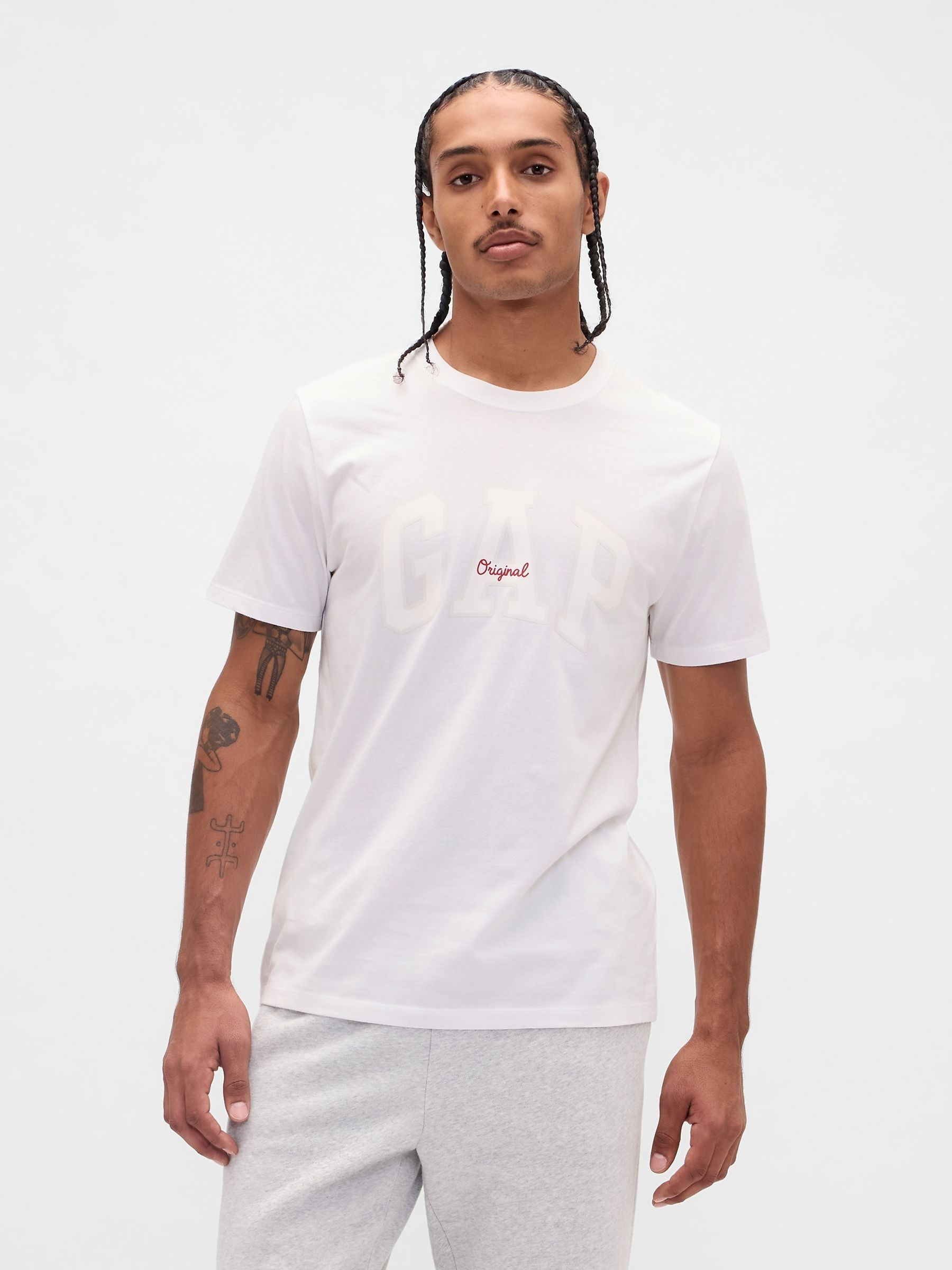 White Everyday Soft Logo T-Shirt - Image 1 of 5