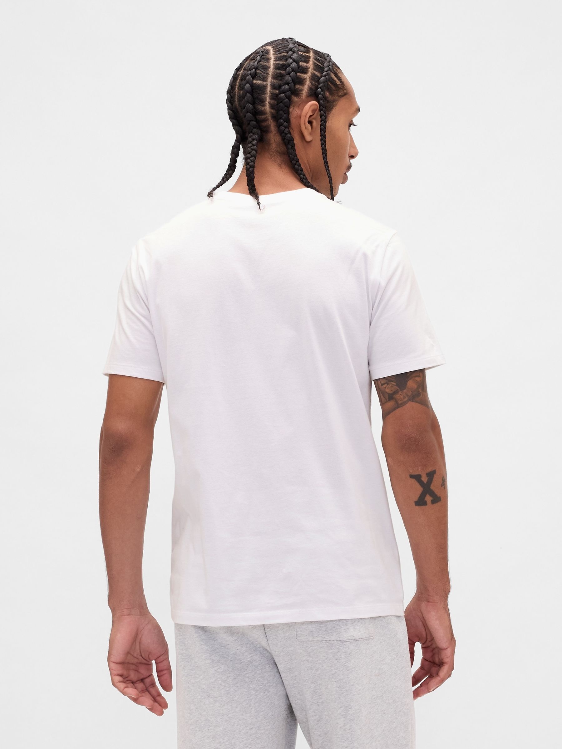 White Everyday Soft Logo T-Shirt - Image 2 of 5
