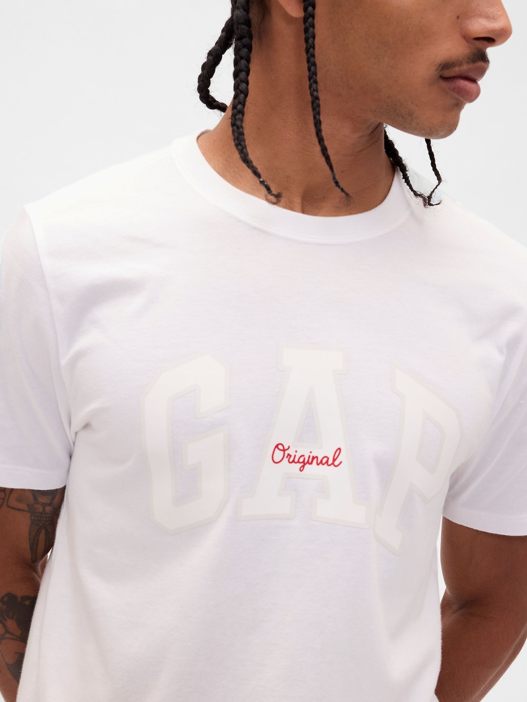 White Everyday Soft Logo T-Shirt - Image 4 of 5