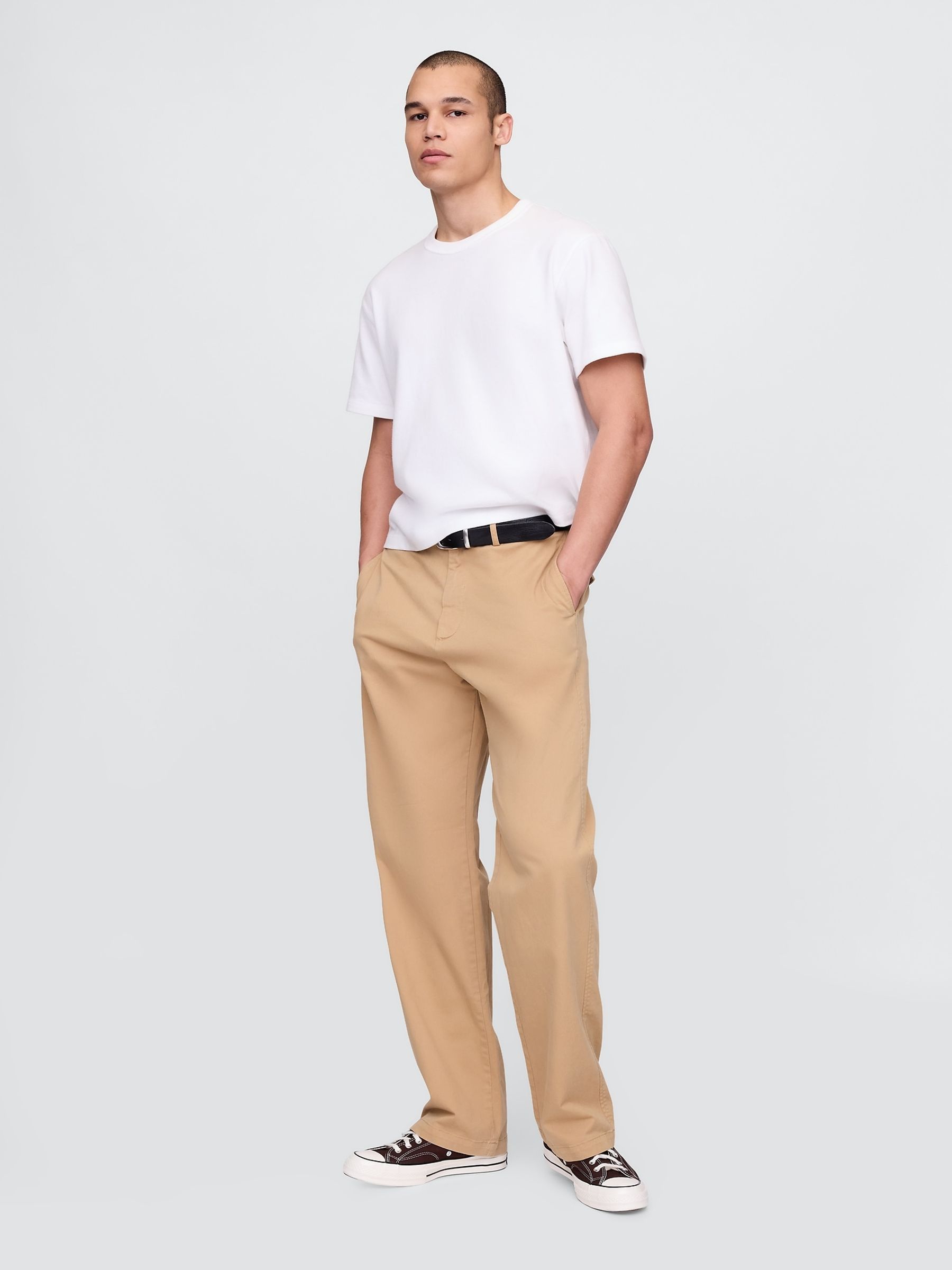 Brown 90s Loose Chinos - Image 3 of 4