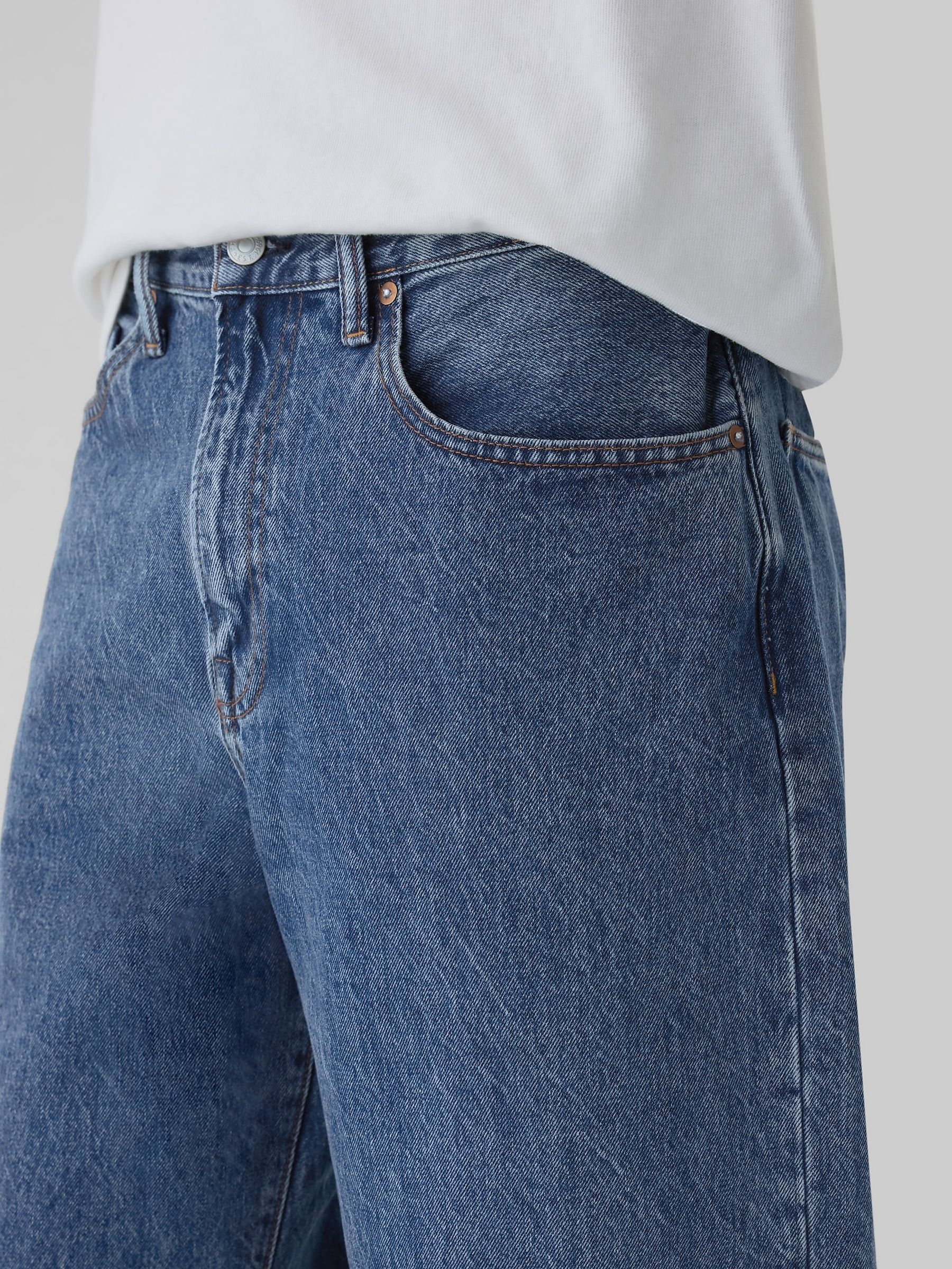 Mid Wash Blue Baggy Jeans | Gap
