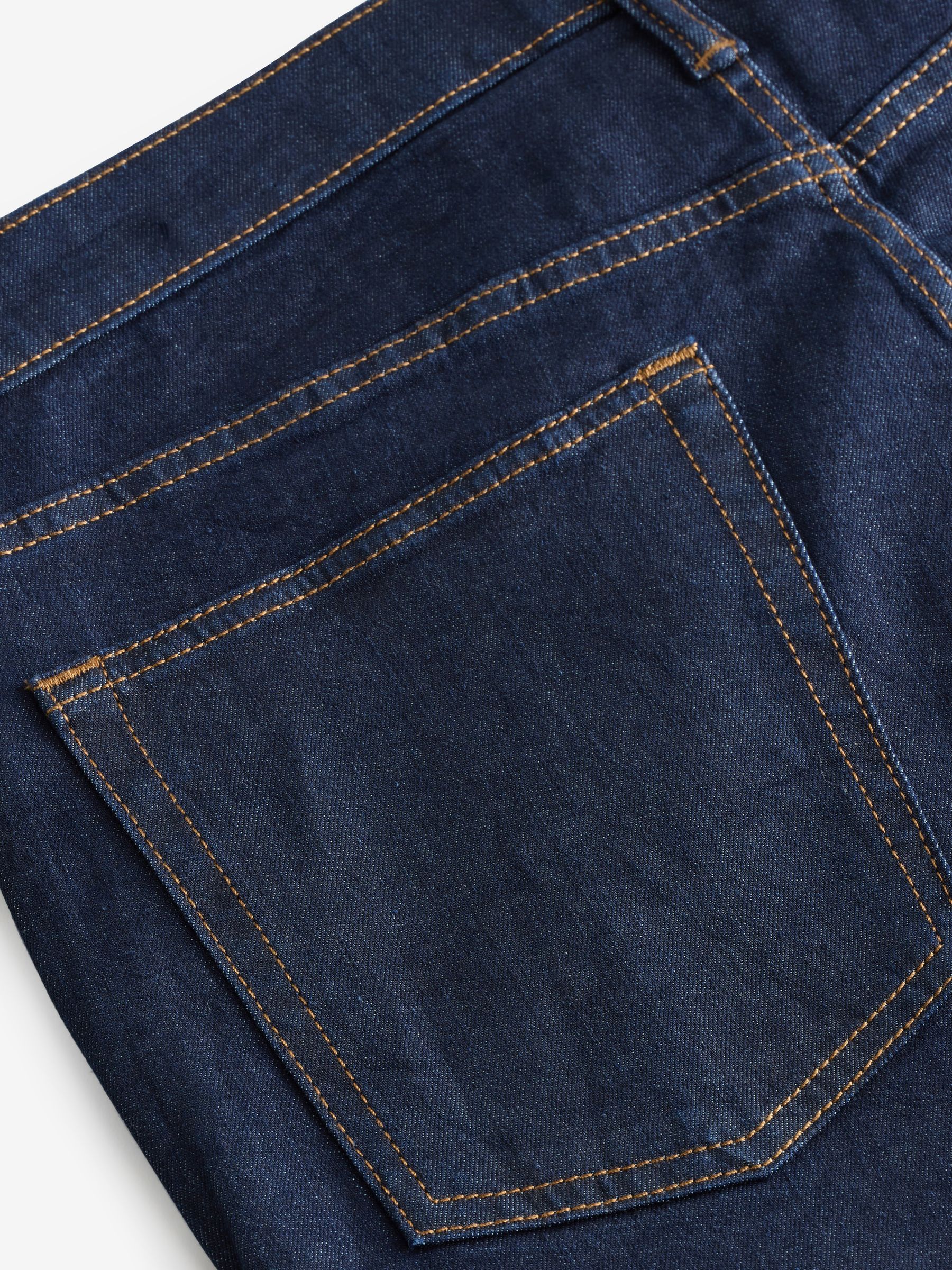 Dark Blue Straight Leg Jeans - Image 10 of 11