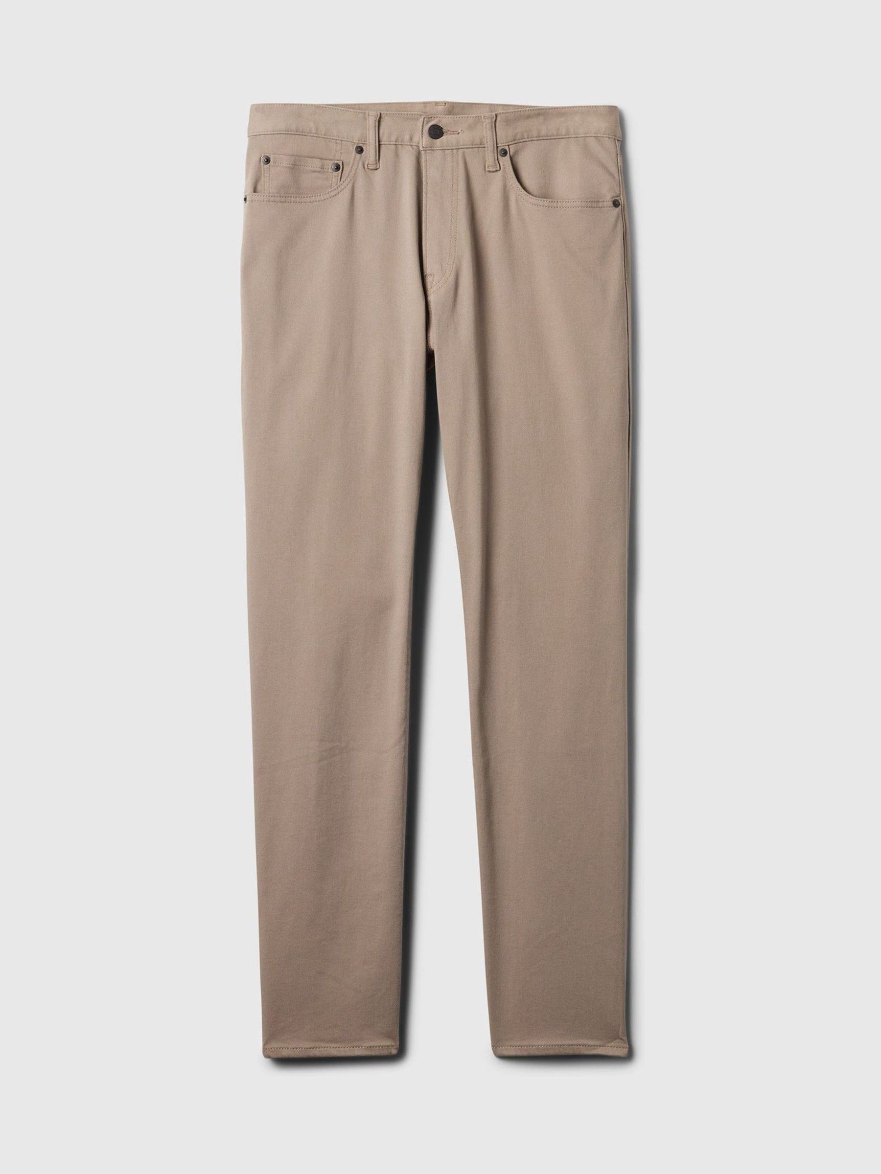 Beige Straight City Jeans - Image 6 of 6